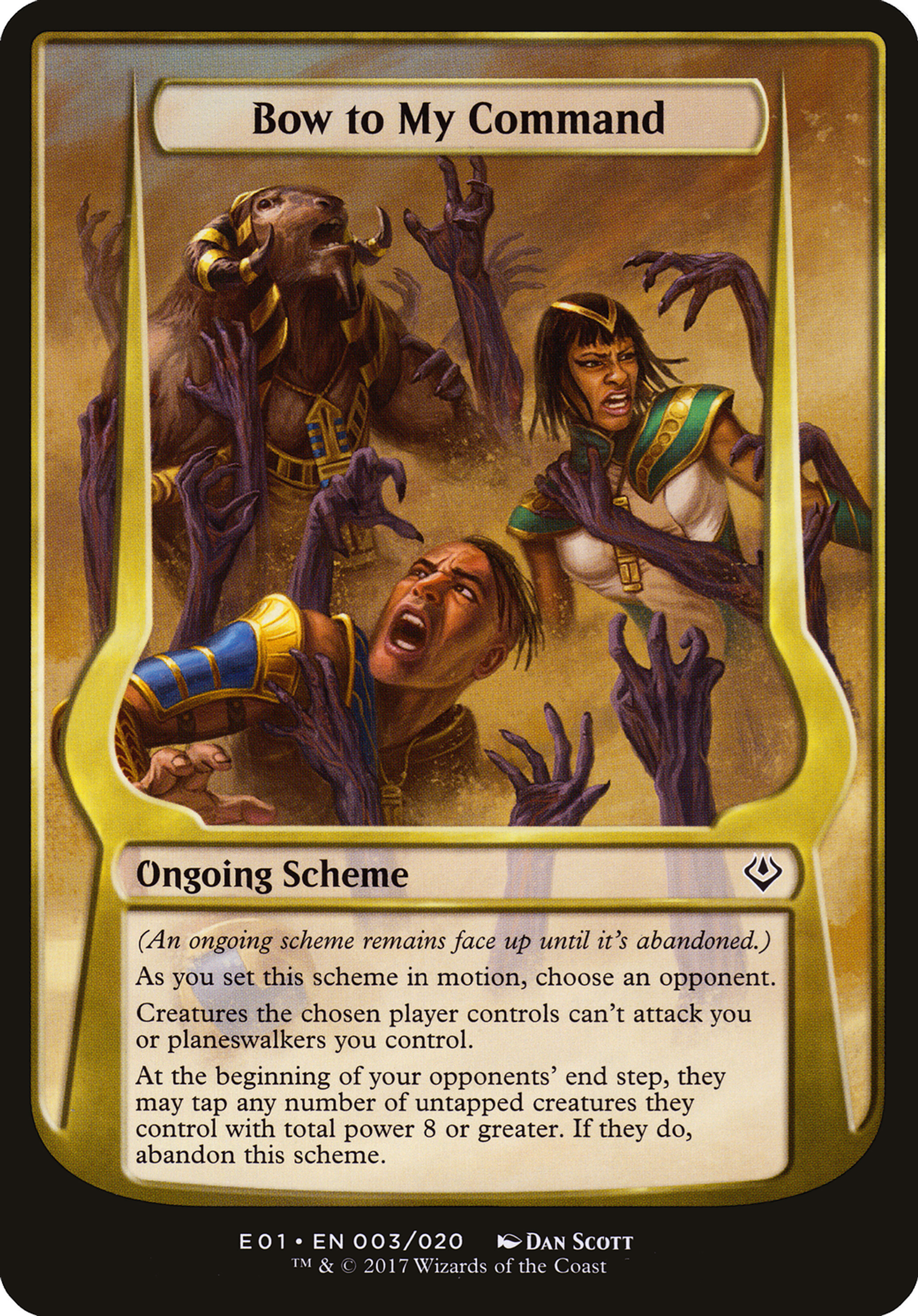 Bow to My Command — Archenemy: Nicol Bolas Schemes — Magic: The Gathering