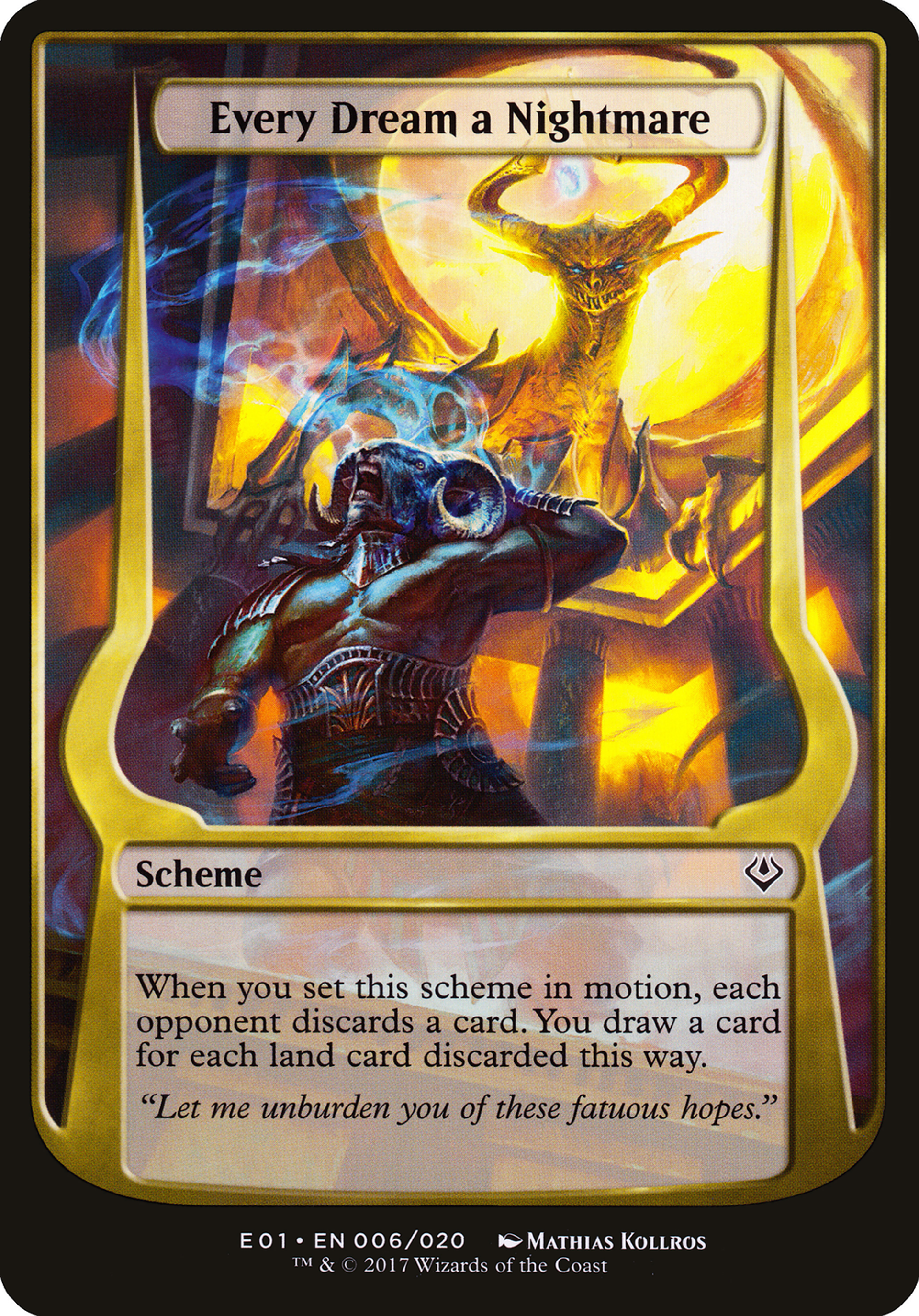 Every Dream a Nightmare — Archenemy: Nicol Bolas Schemes — Magic: The Gathering
