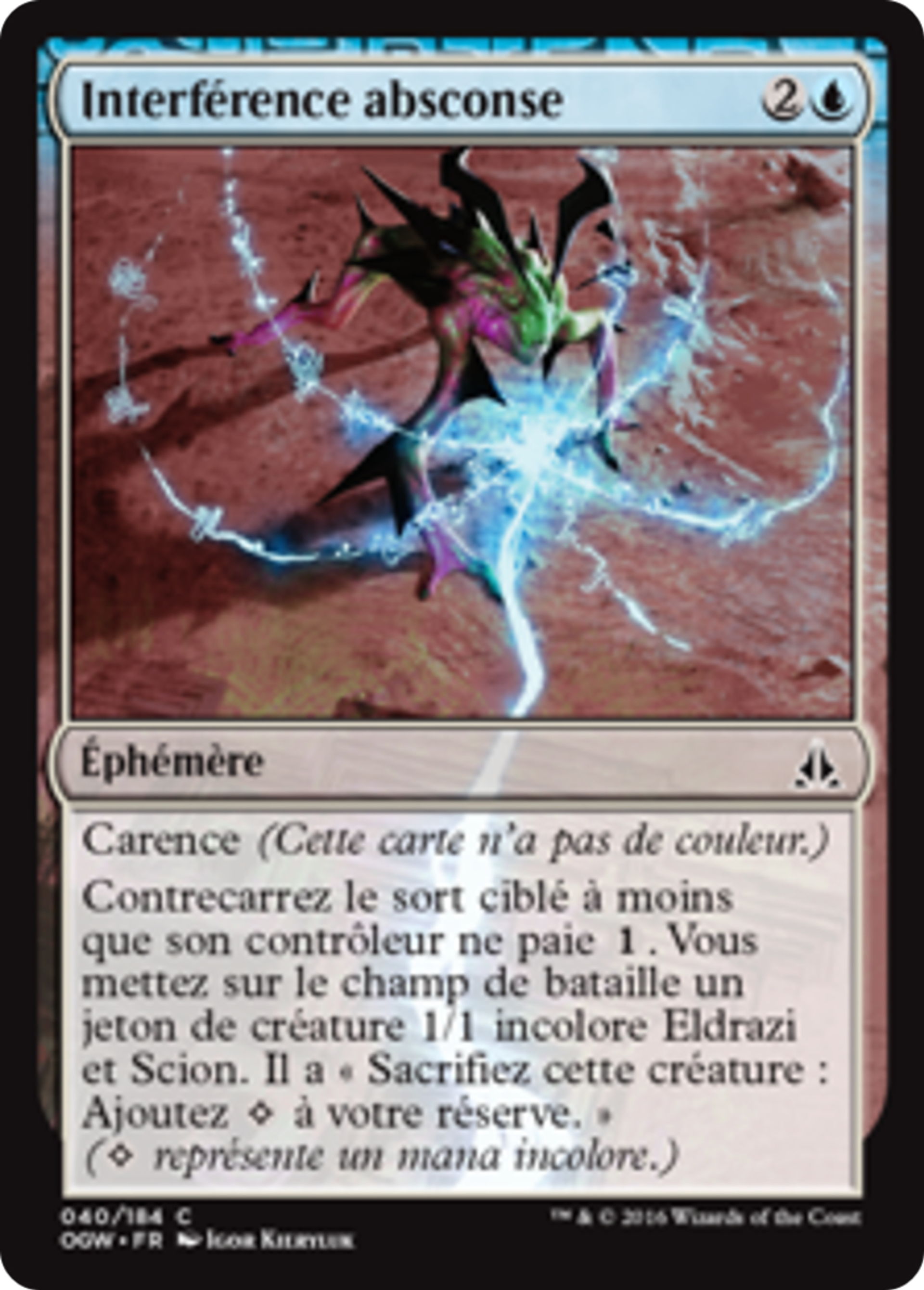 Interférence absconse — Oath of the Gatewatch — Magic: The Gathering
