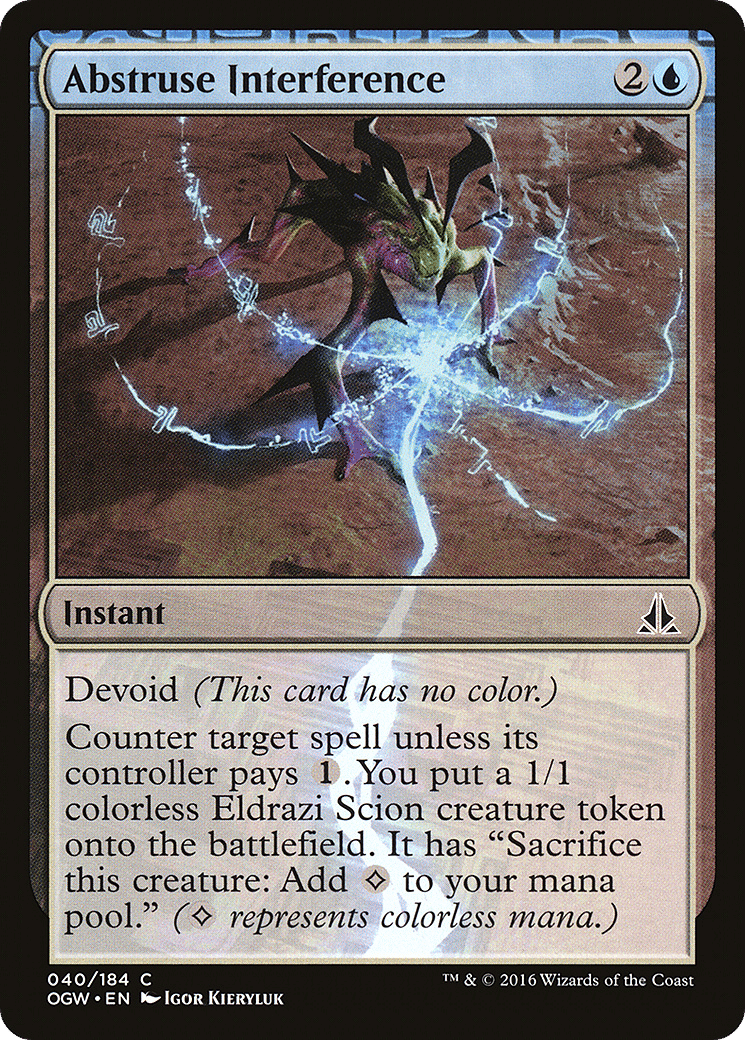Abstruse Interference — Oath of the Gatewatch — Magic: The Gathering