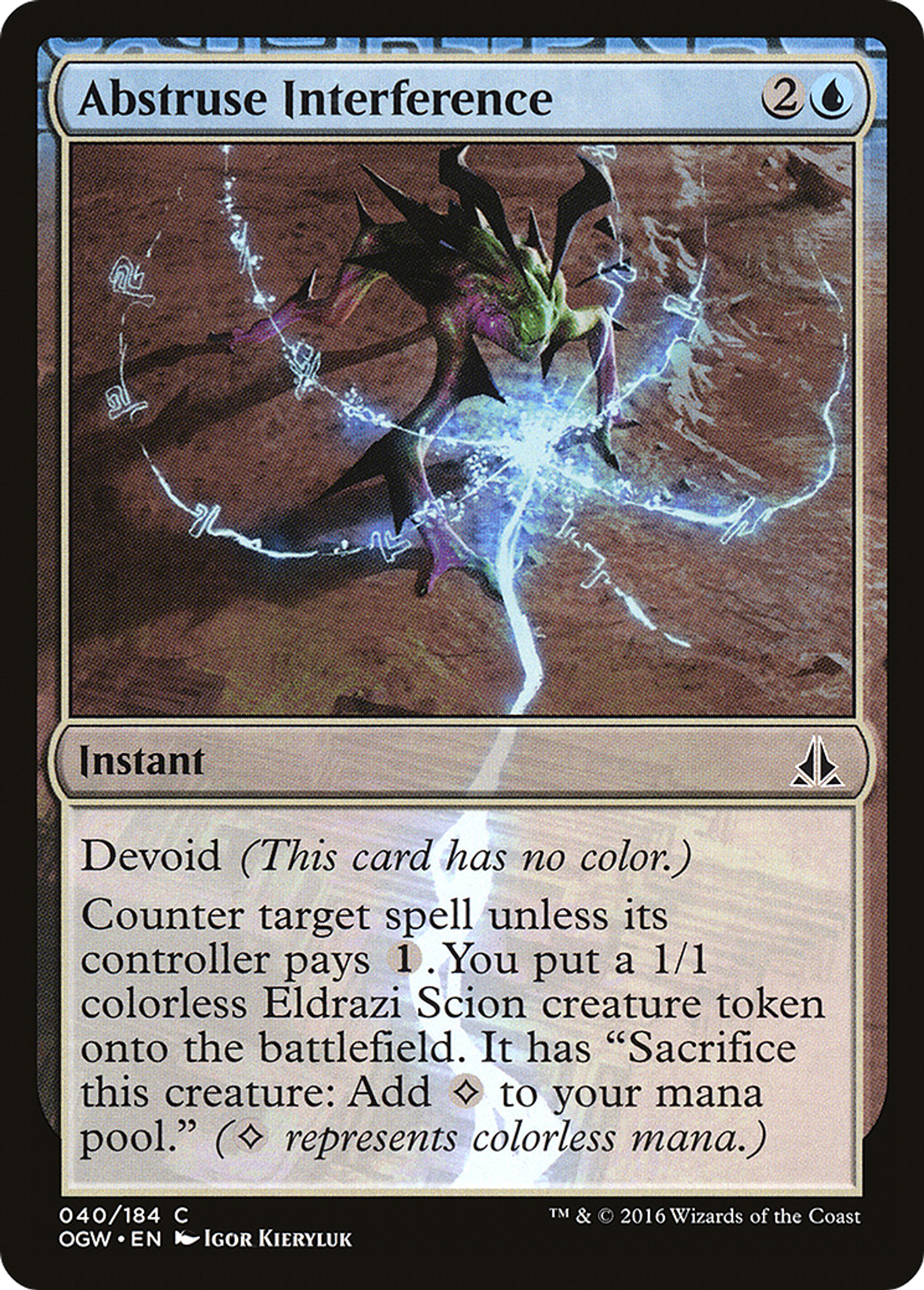 Abstruse Interference — Oath of the Gatewatch — Magic: The Gathering