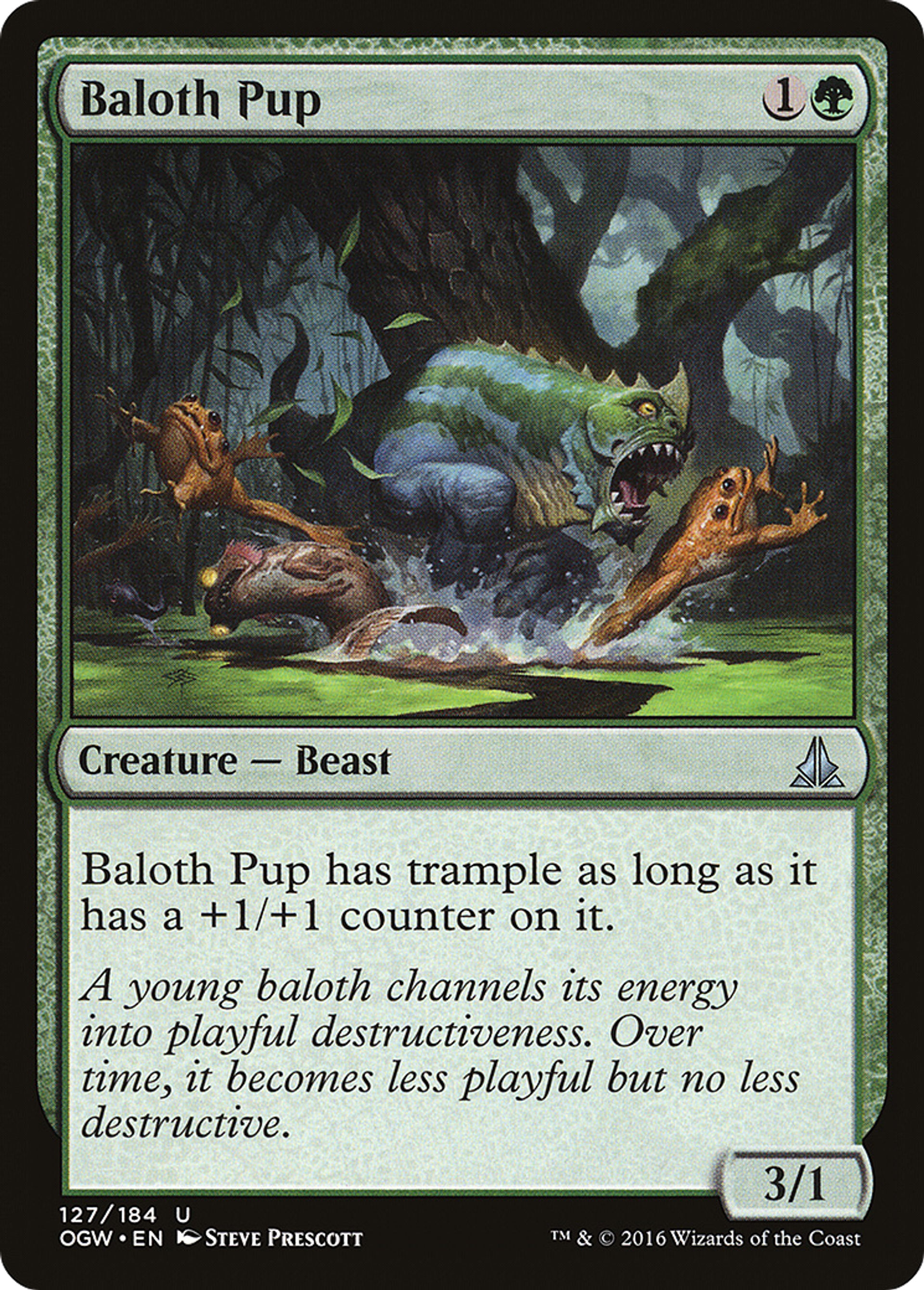 Baloth Pup — Oath of the Gatewatch — Magic: The Gathering