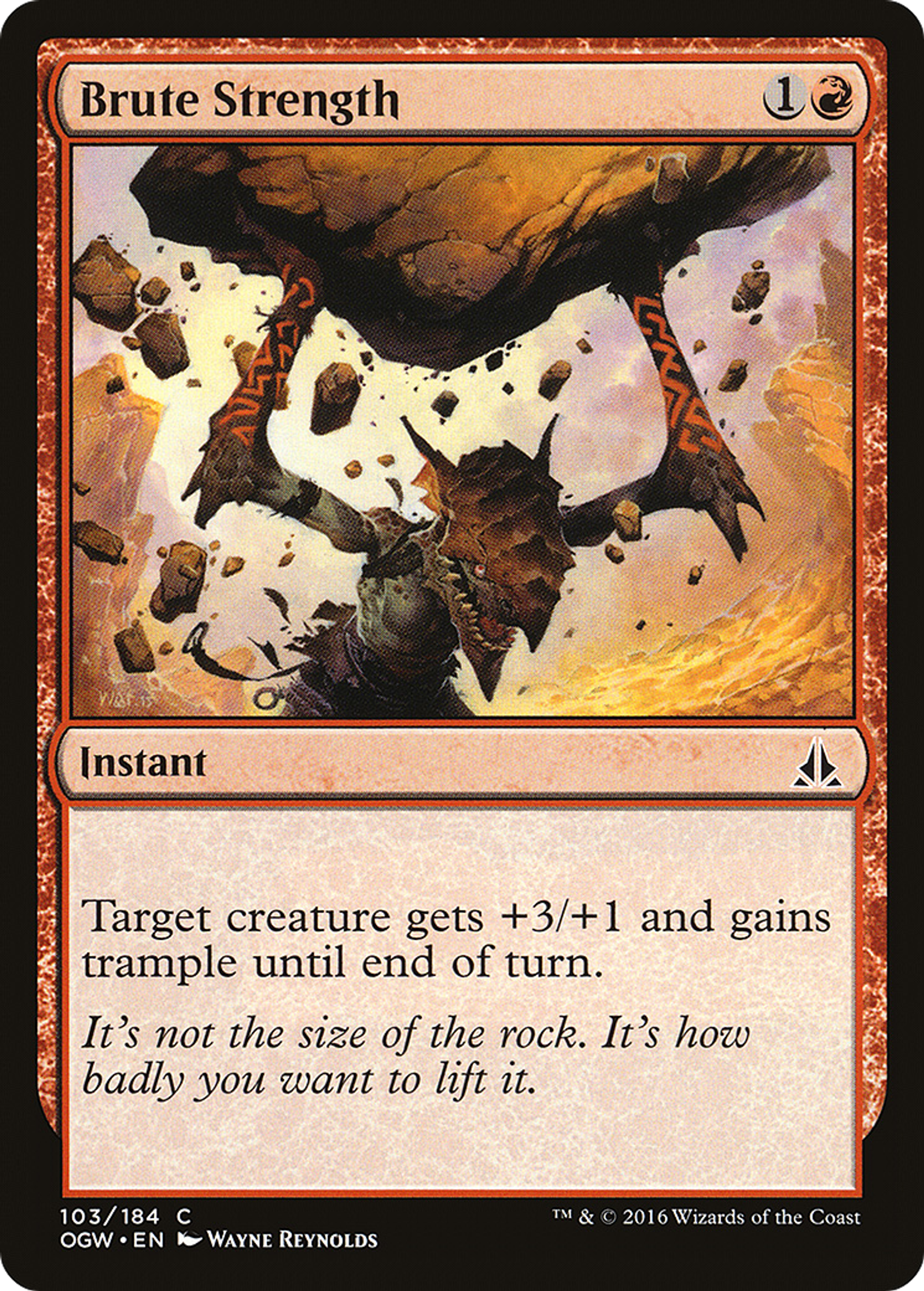 Brute Strength — Oath of the Gatewatch — Magic: The Gathering