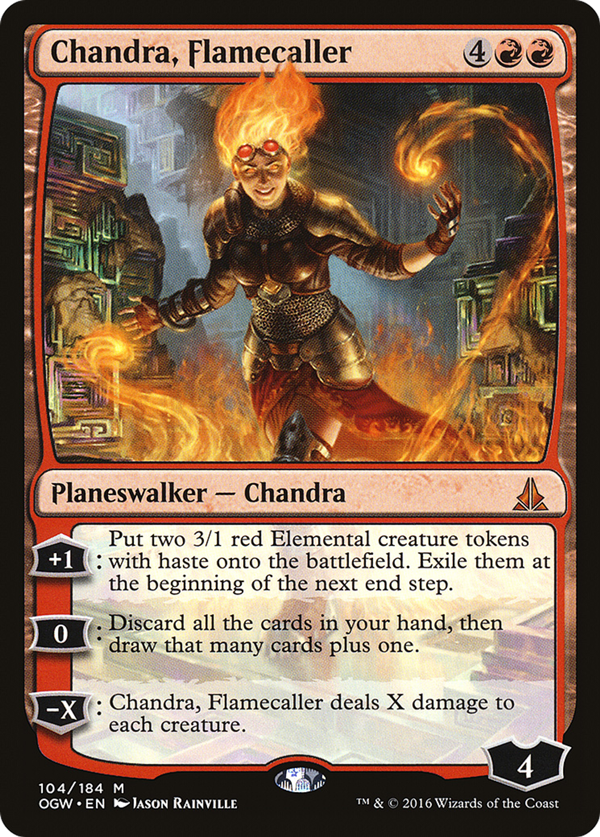 Chandra, Flamecaller — Oath of the Gatewatch — Magic: The Gathering
