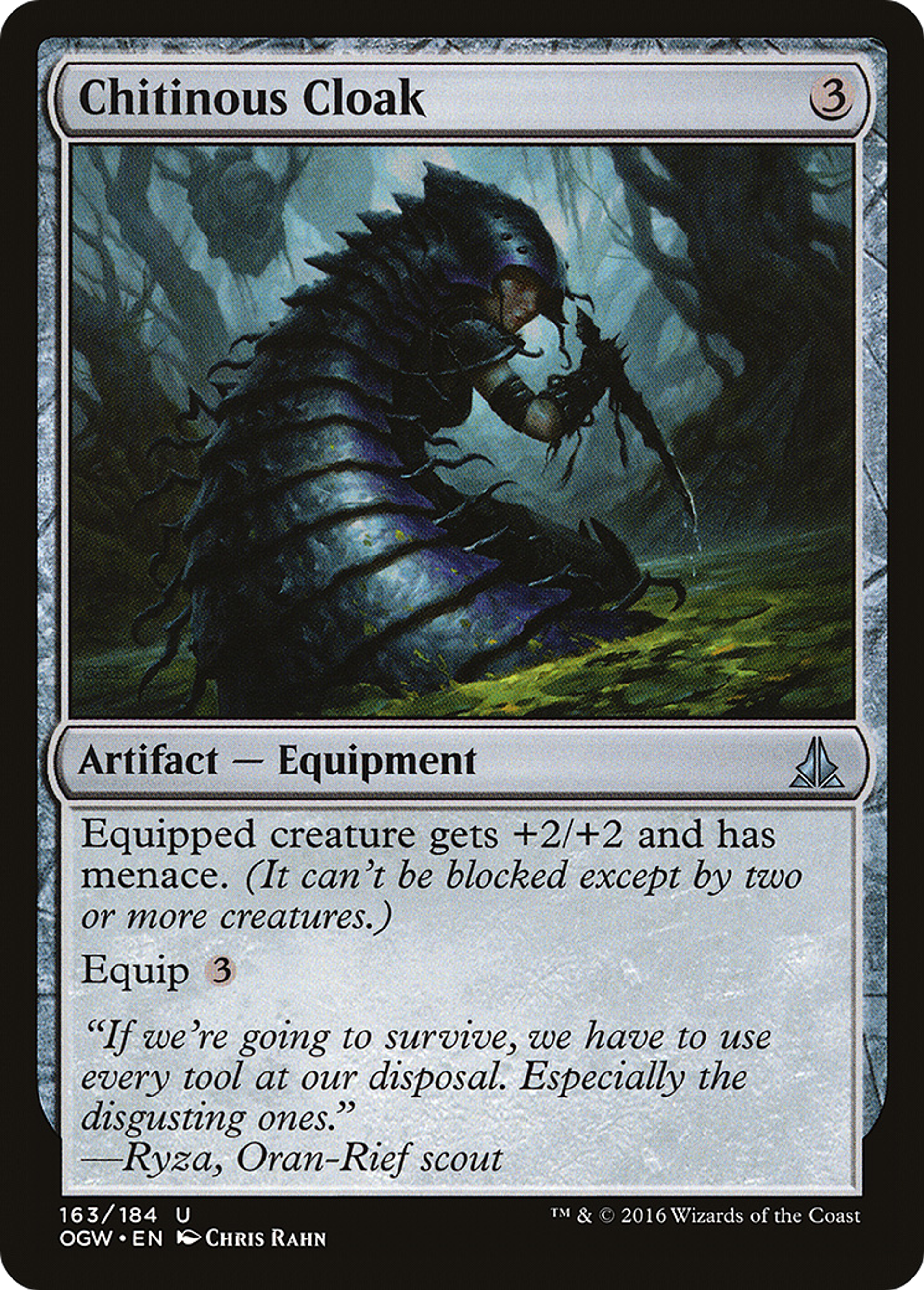 Cape chitineuse — Oath of the Gatewatch — Magic: The Gathering