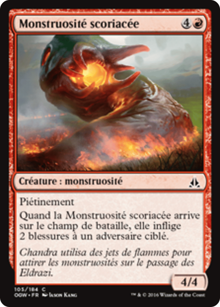 Monstruosité scoriacée — Oath of the Gatewatch — Magic: The Gathering