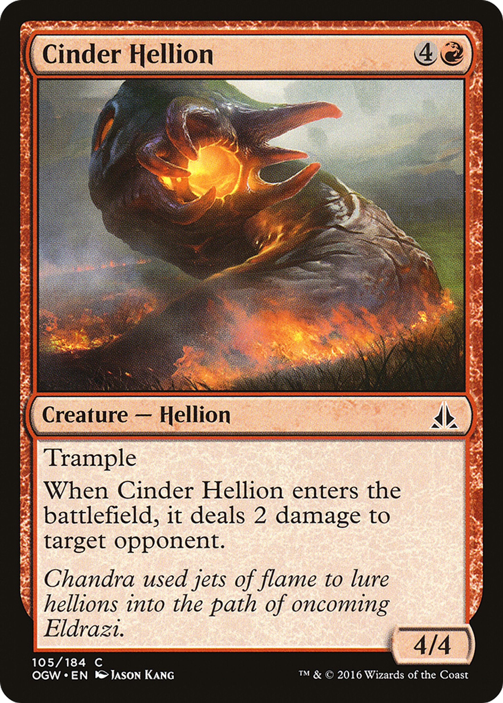 Cinder Hellion — Oath of the Gatewatch — Magic: The Gathering