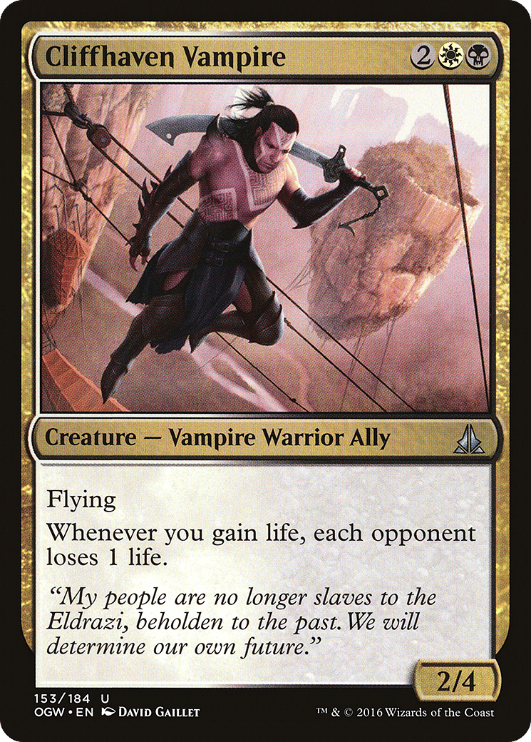 Cliffhaven Vampire — Oath of the Gatewatch — Magic: The Gathering