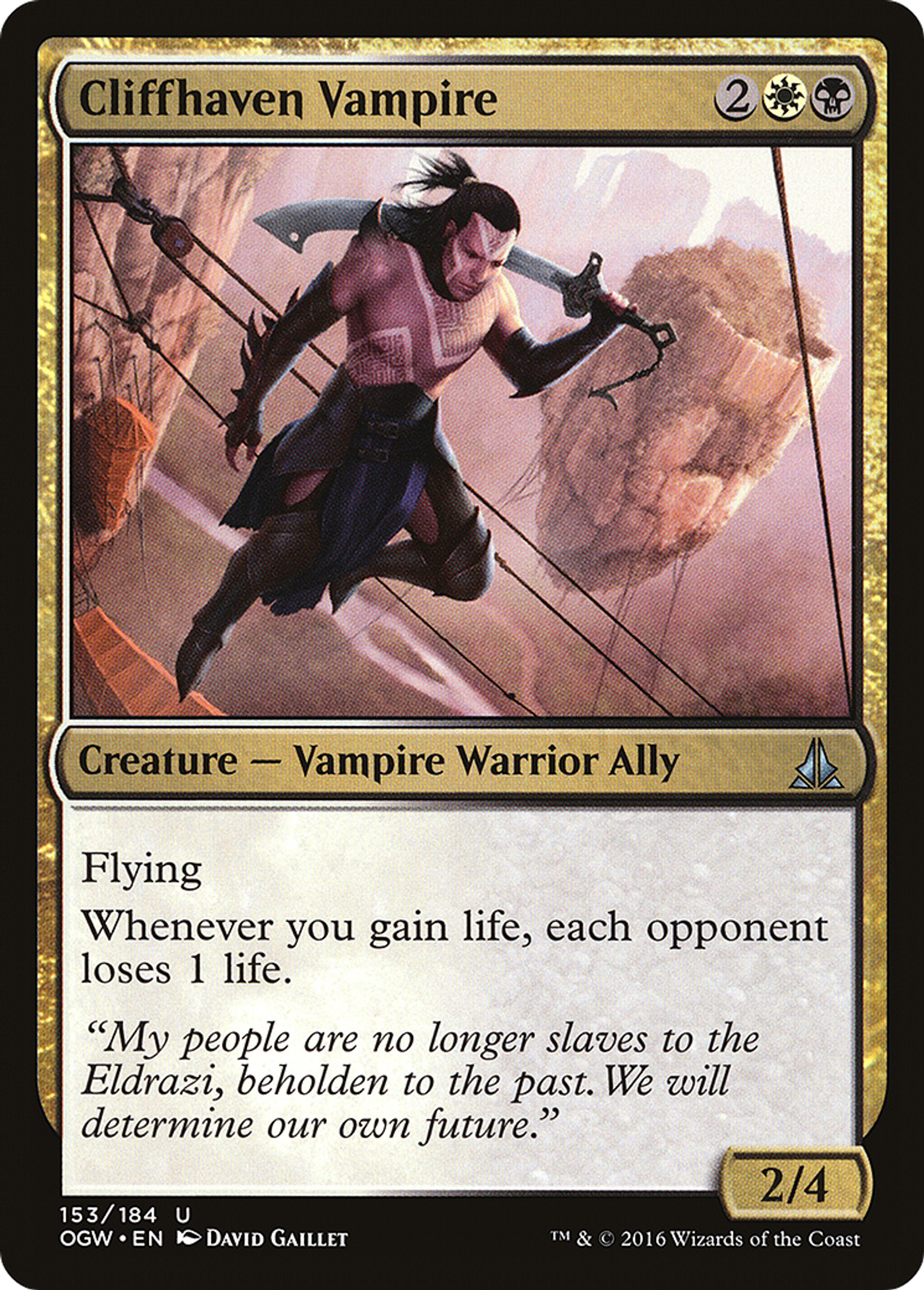 Cliffhaven Vampire — Oath of the Gatewatch — Magic: The Gathering