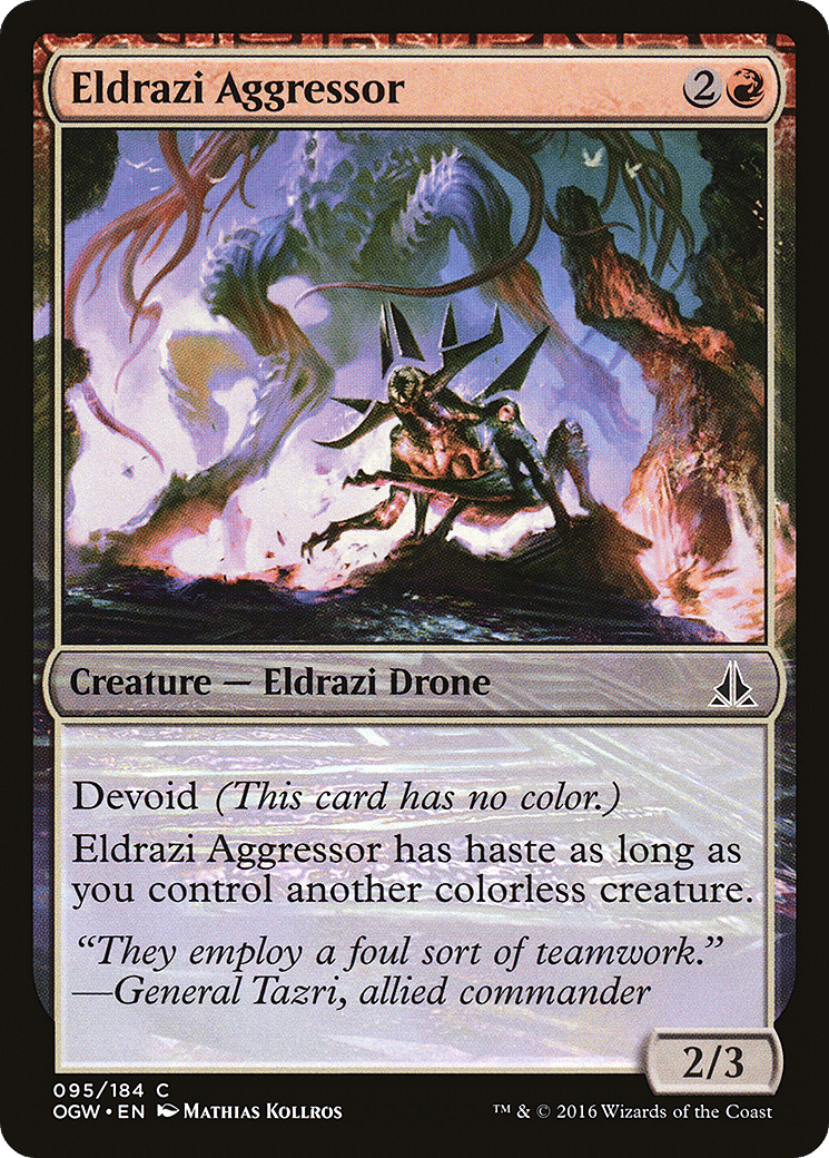 Eldrazi Aggressor — Oath of the Gatewatch — Magic: The Gathering