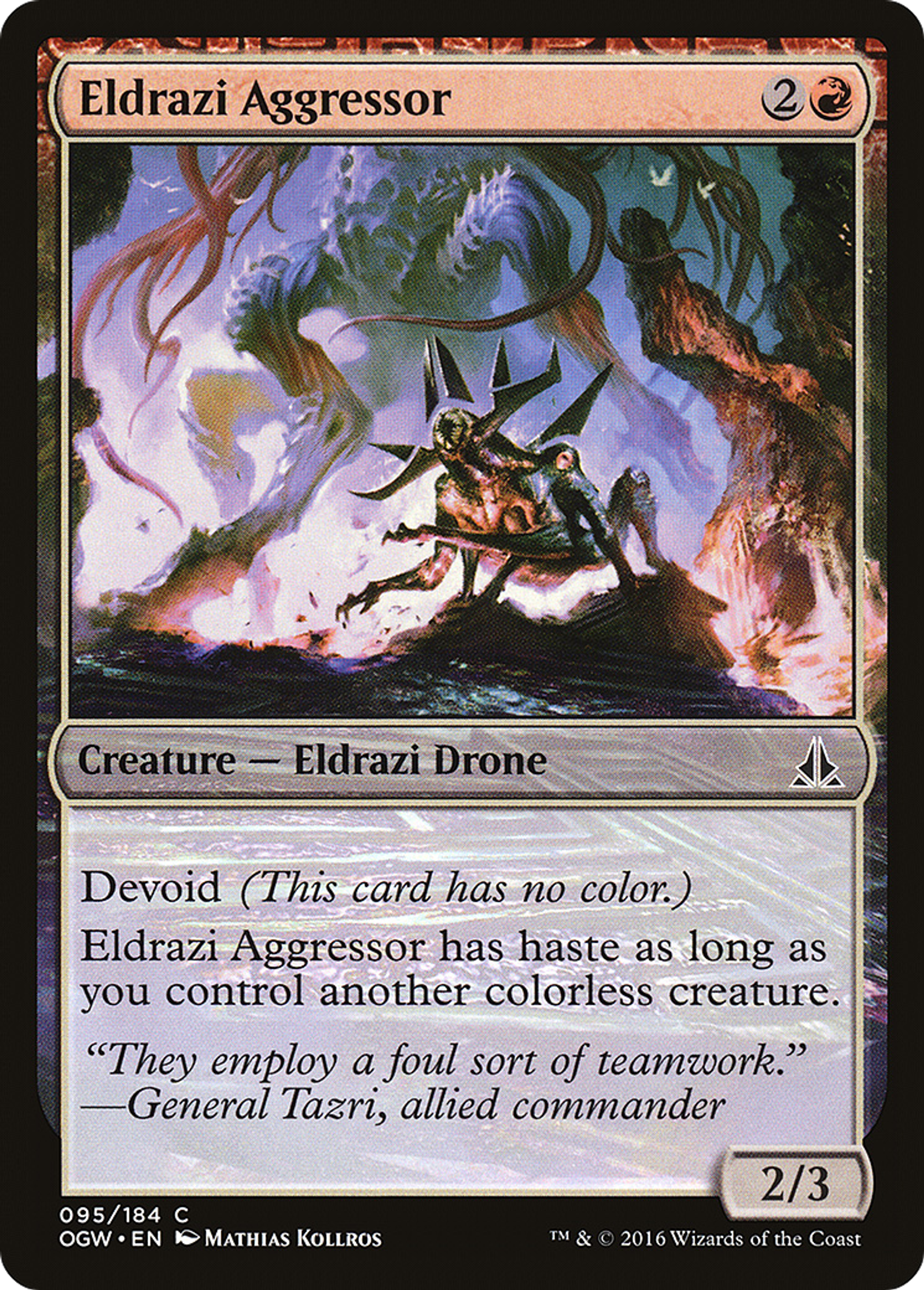 Eldrazi Aggressor — Oath of the Gatewatch — Magic: The Gathering