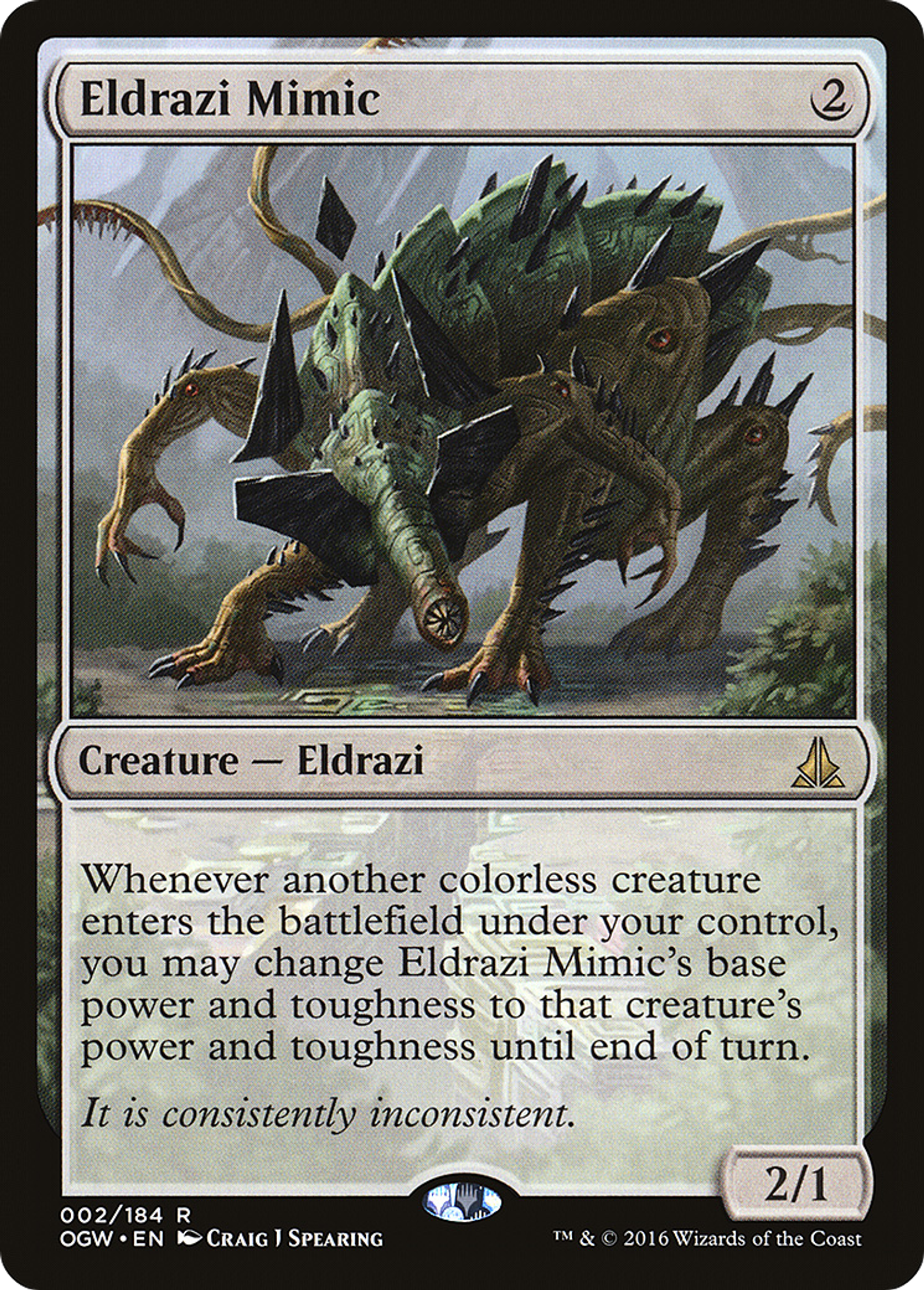Eldrazi Mimic — Oath of the Gatewatch — Magic: The Gathering