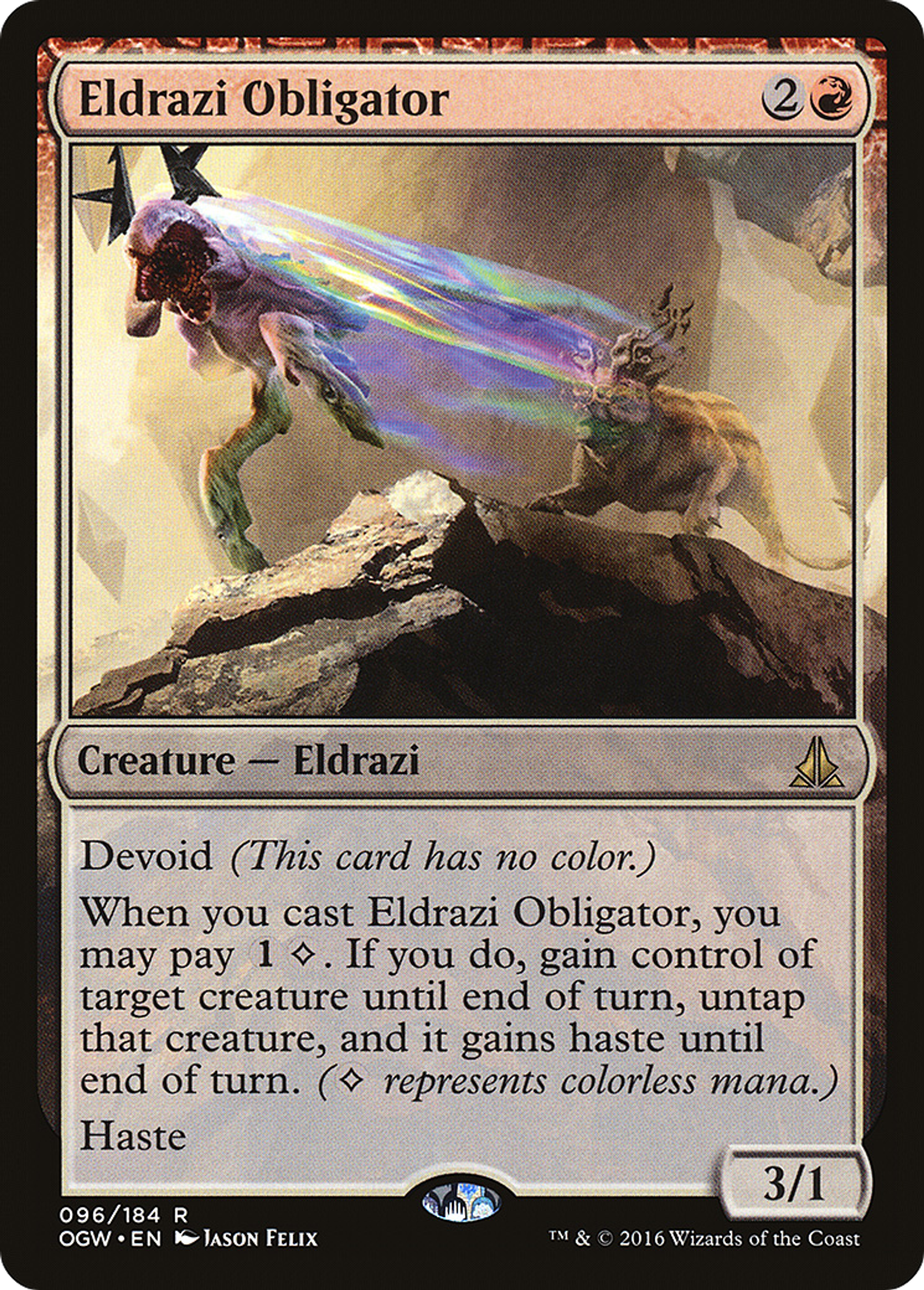 Eldrazi Obligator — Oath of the Gatewatch — Magic: The Gathering