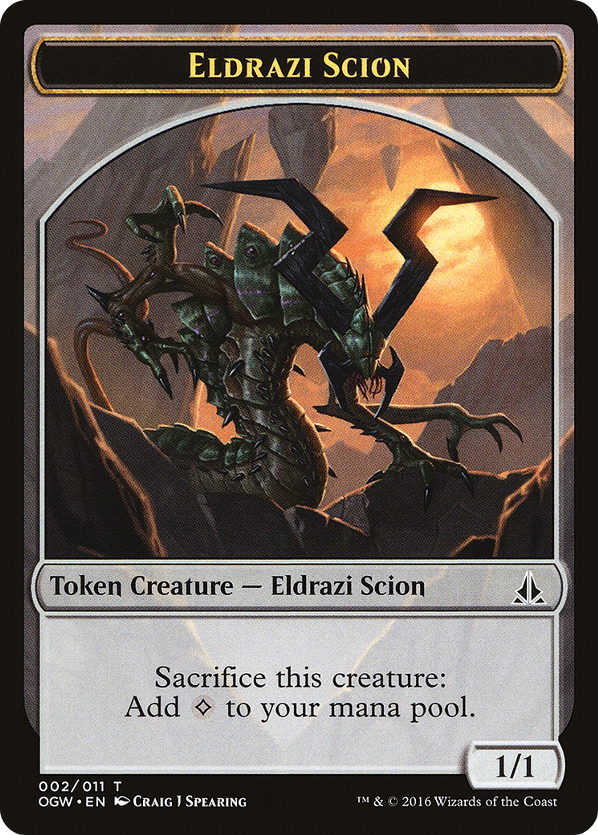 Eldrazi Scion — Oath of the Gatewatch — Magic: The Gathering