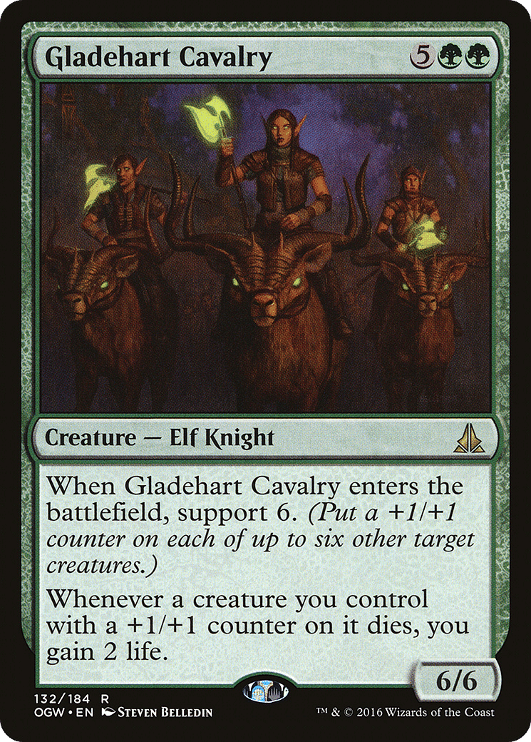 Gladehart Cavalry — Oath of the Gatewatch — Magic: The Gathering