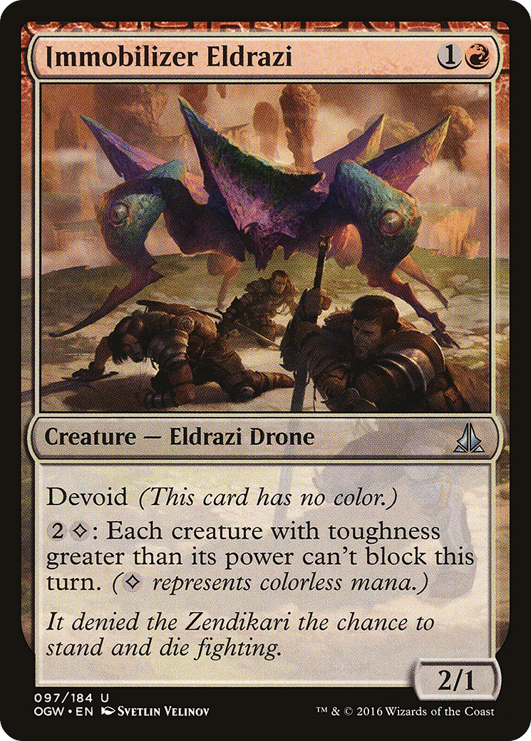 Immobilizer Eldrazi — Oath of the Gatewatch — Magic: The Gathering