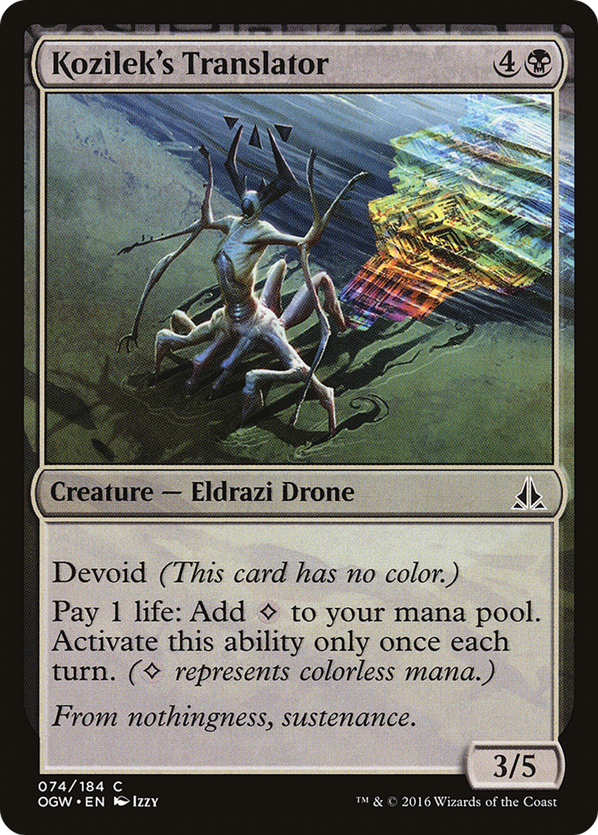 Kozilek's Translator — Oath of the Gatewatch — Magic: The Gathering