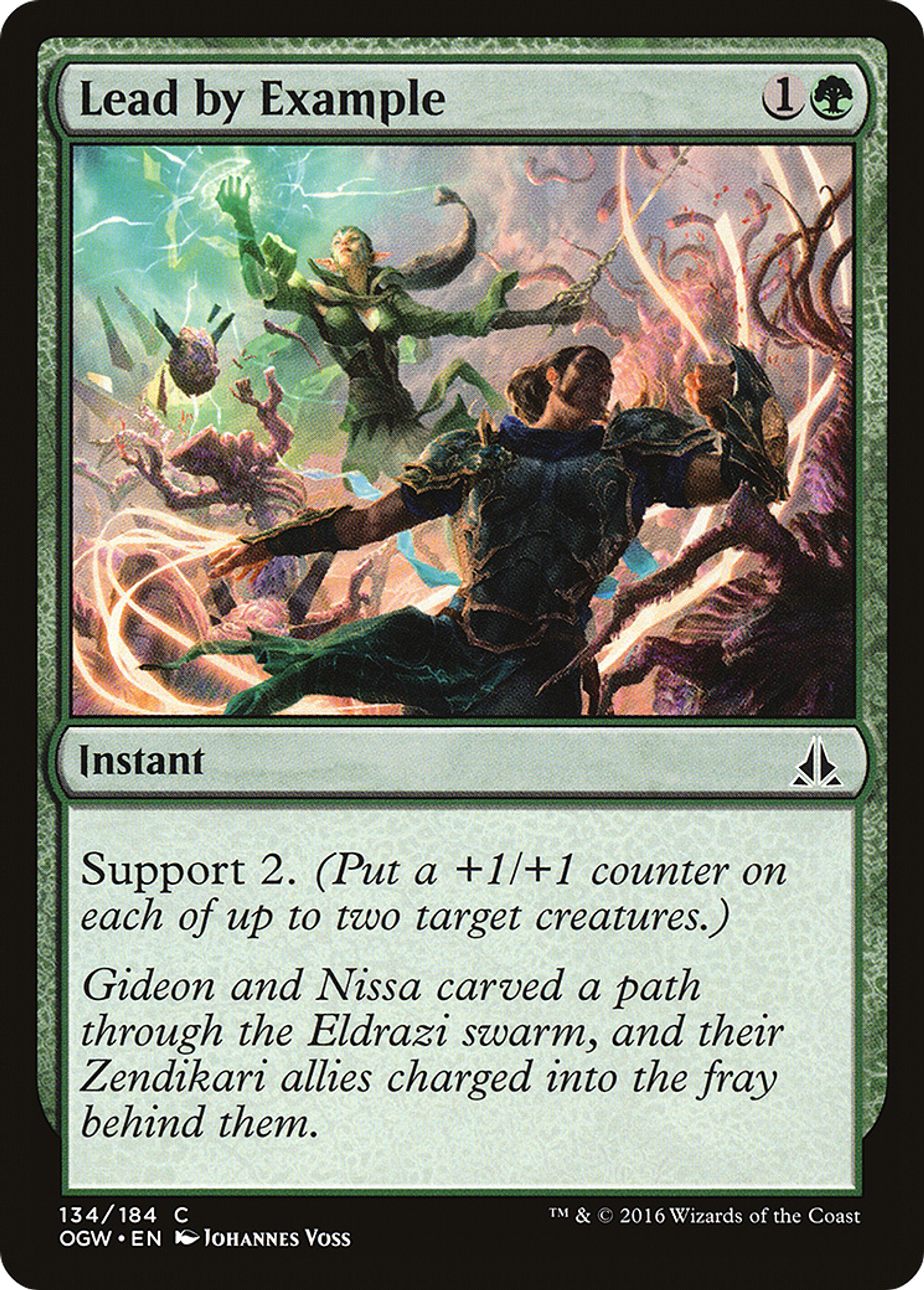 Montrer l'exemple — Oath of the Gatewatch — Magic: The Gathering