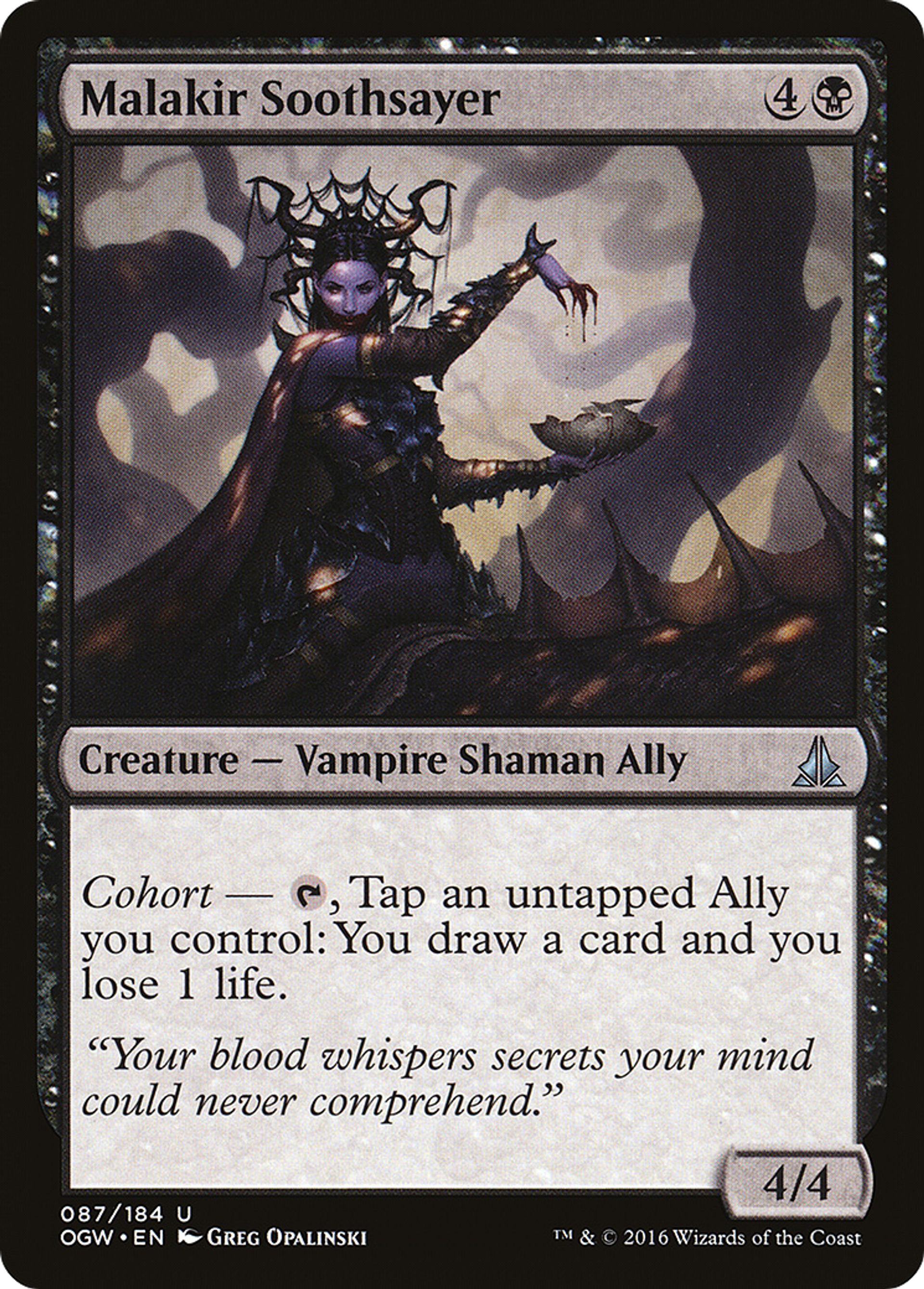 Malakir Soothsayer — Oath of the Gatewatch — Magic: The Gathering