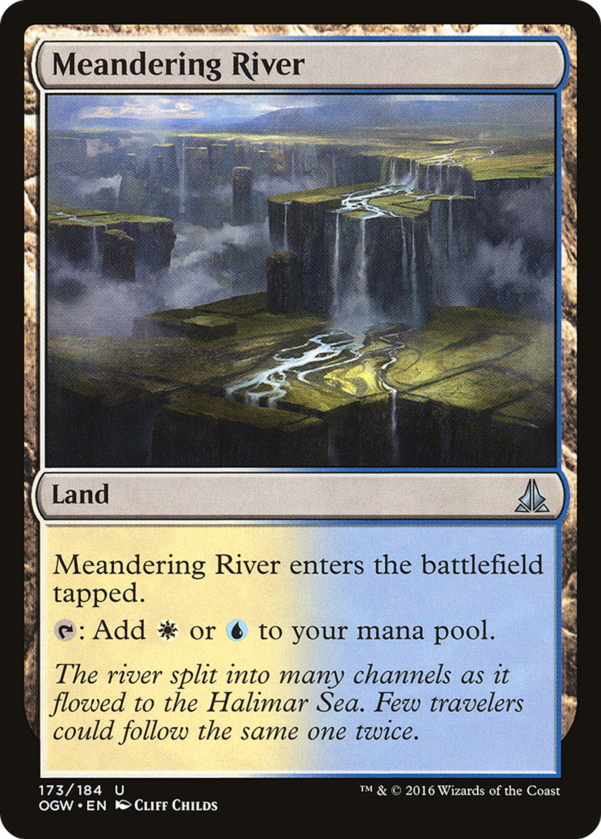 Rivière sinueuse — Oath of the Gatewatch — Magic: The Gathering