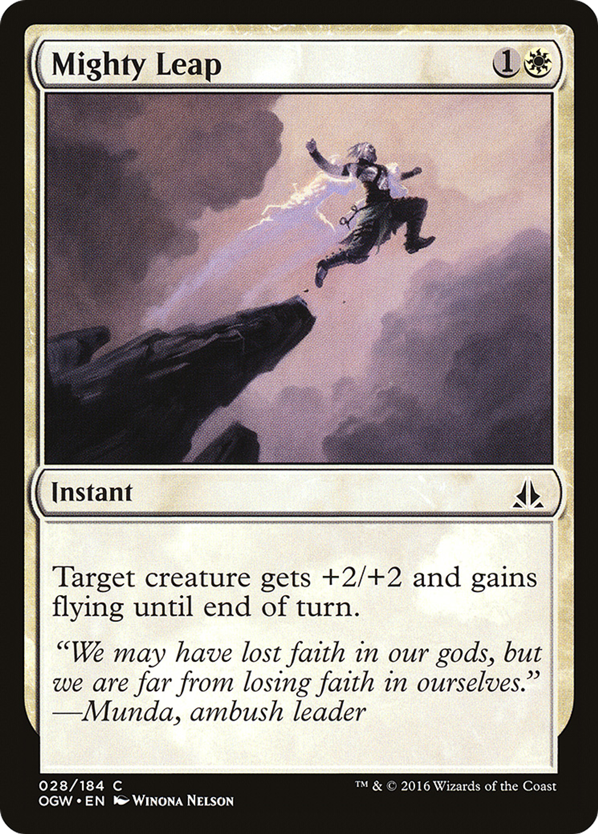 Sacré saut — Oath of the Gatewatch — Magic: The Gathering