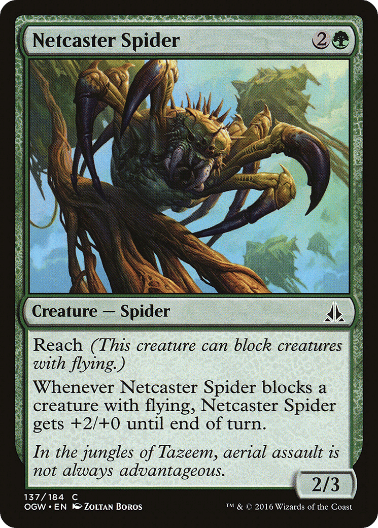 Netcaster Spider — Oath of the Gatewatch — Magic: The Gathering