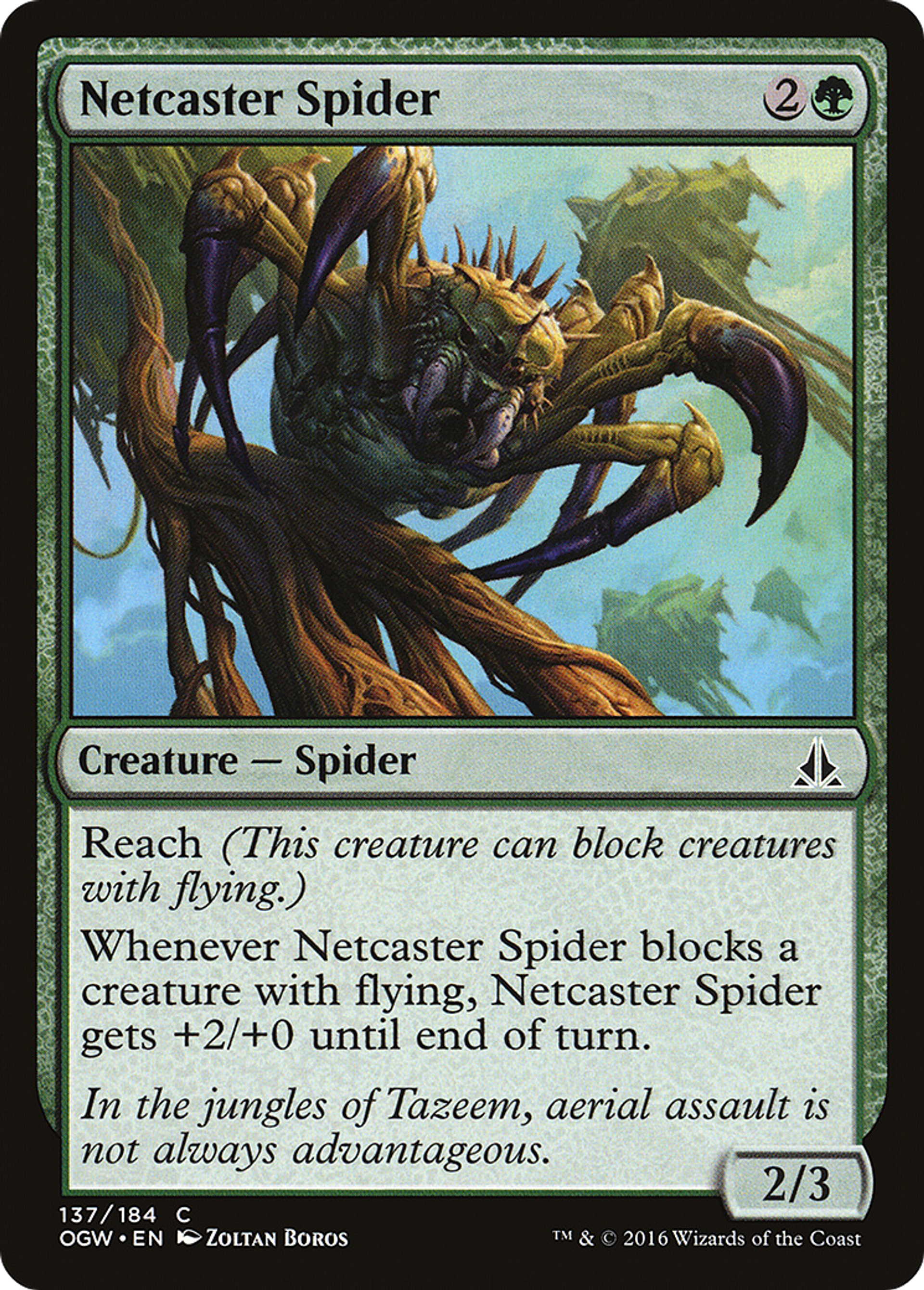 Araignée lanceuse de rets — Oath of the Gatewatch — Magic: The Gathering
