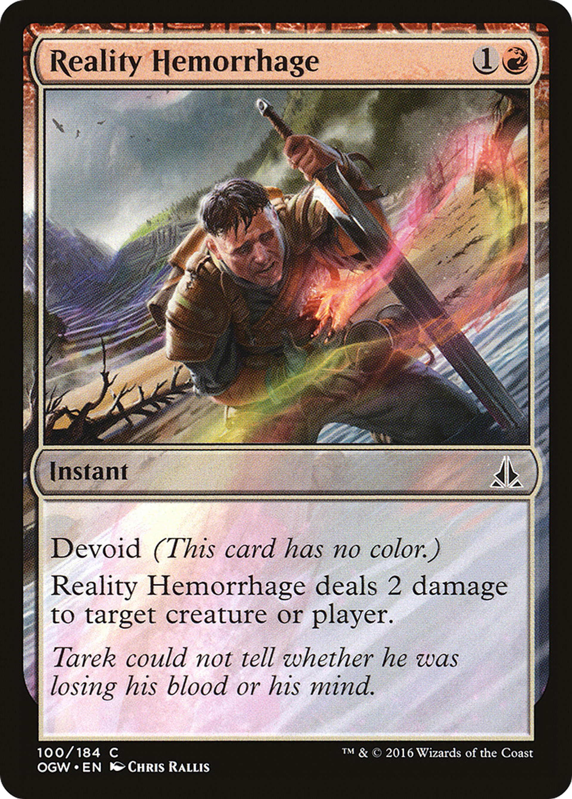 Reality Hemorrhage — Oath of the Gatewatch — Magic: The Gathering