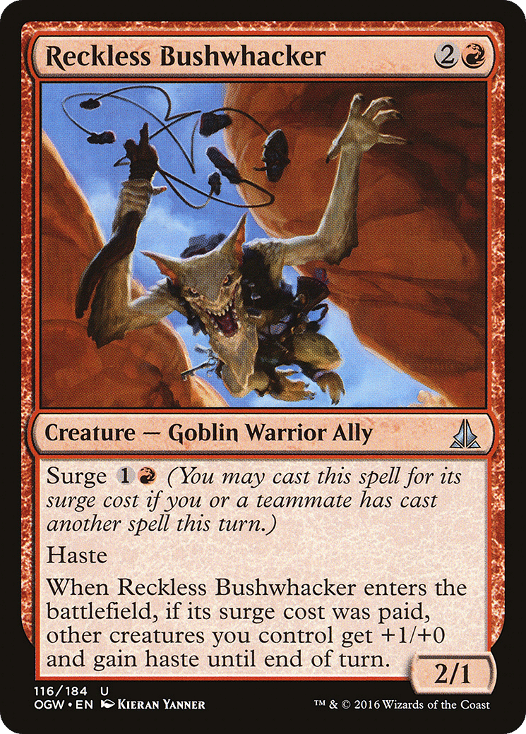 Reckless Bushwhacker — Oath of the Gatewatch — Magic: The Gathering
