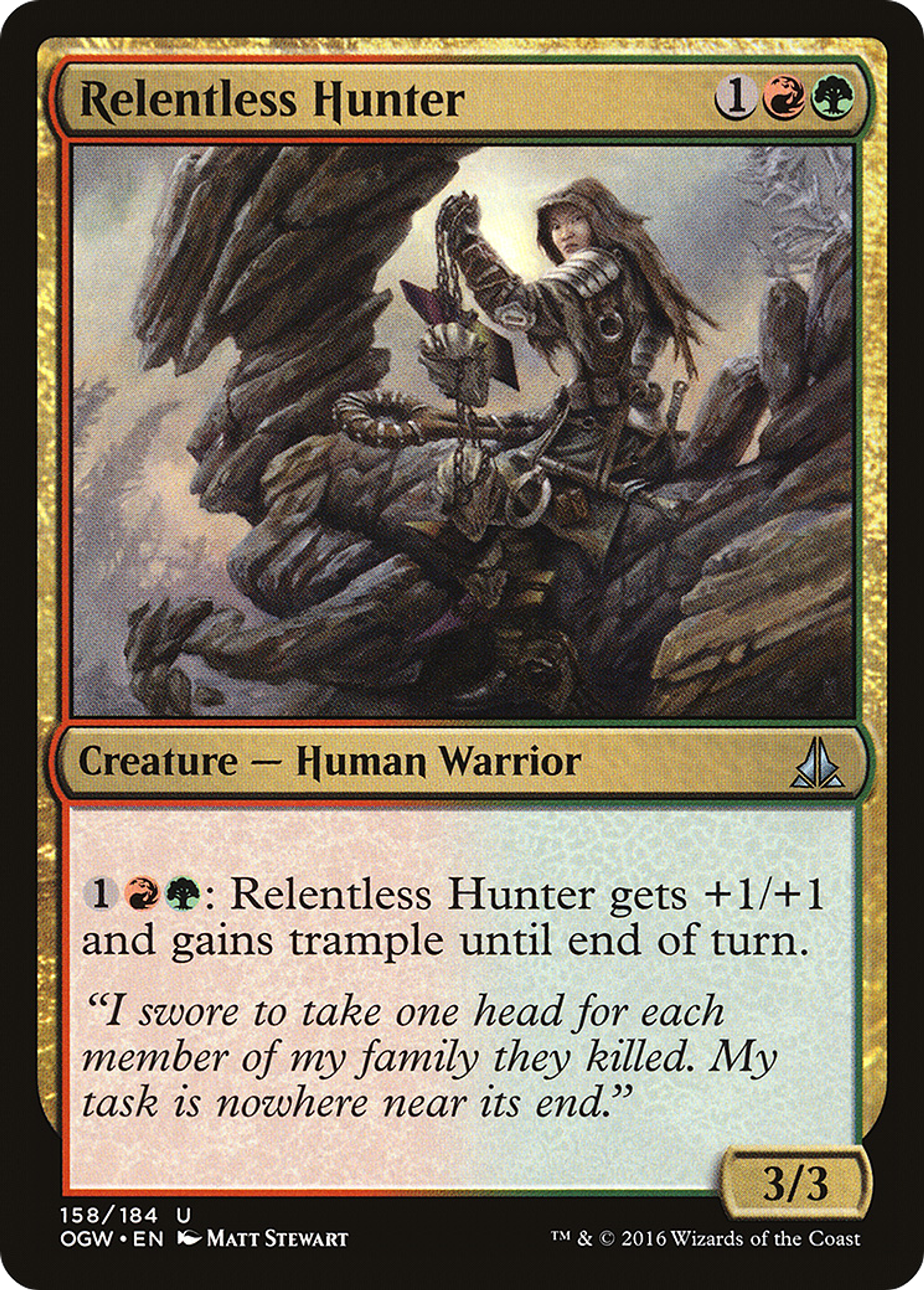 Relentless Hunter — Oath of the Gatewatch — Magic: The Gathering