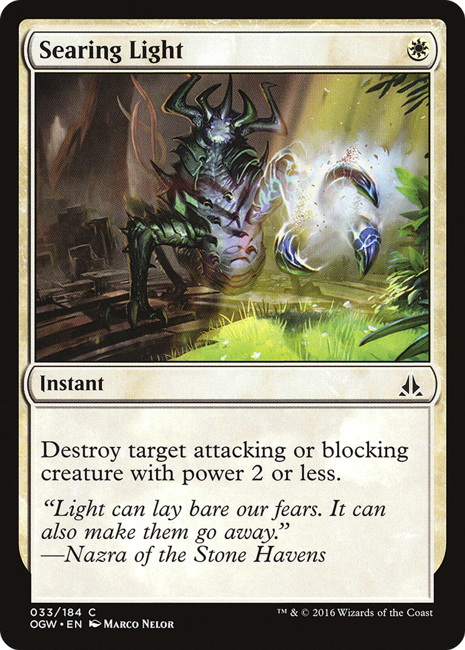 Lumière corrosive — Oath of the Gatewatch — Magic: The Gathering