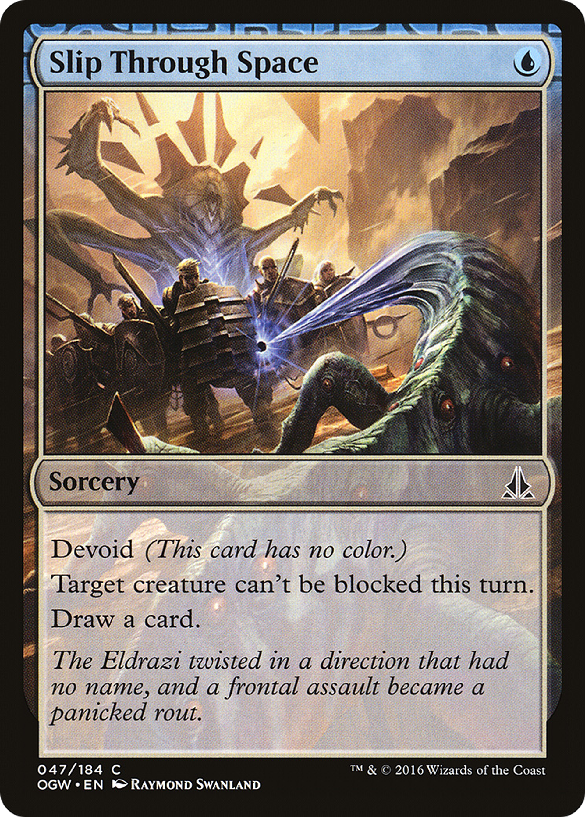 Slip Through Space — Oath of the Gatewatch — Magic: The Gathering