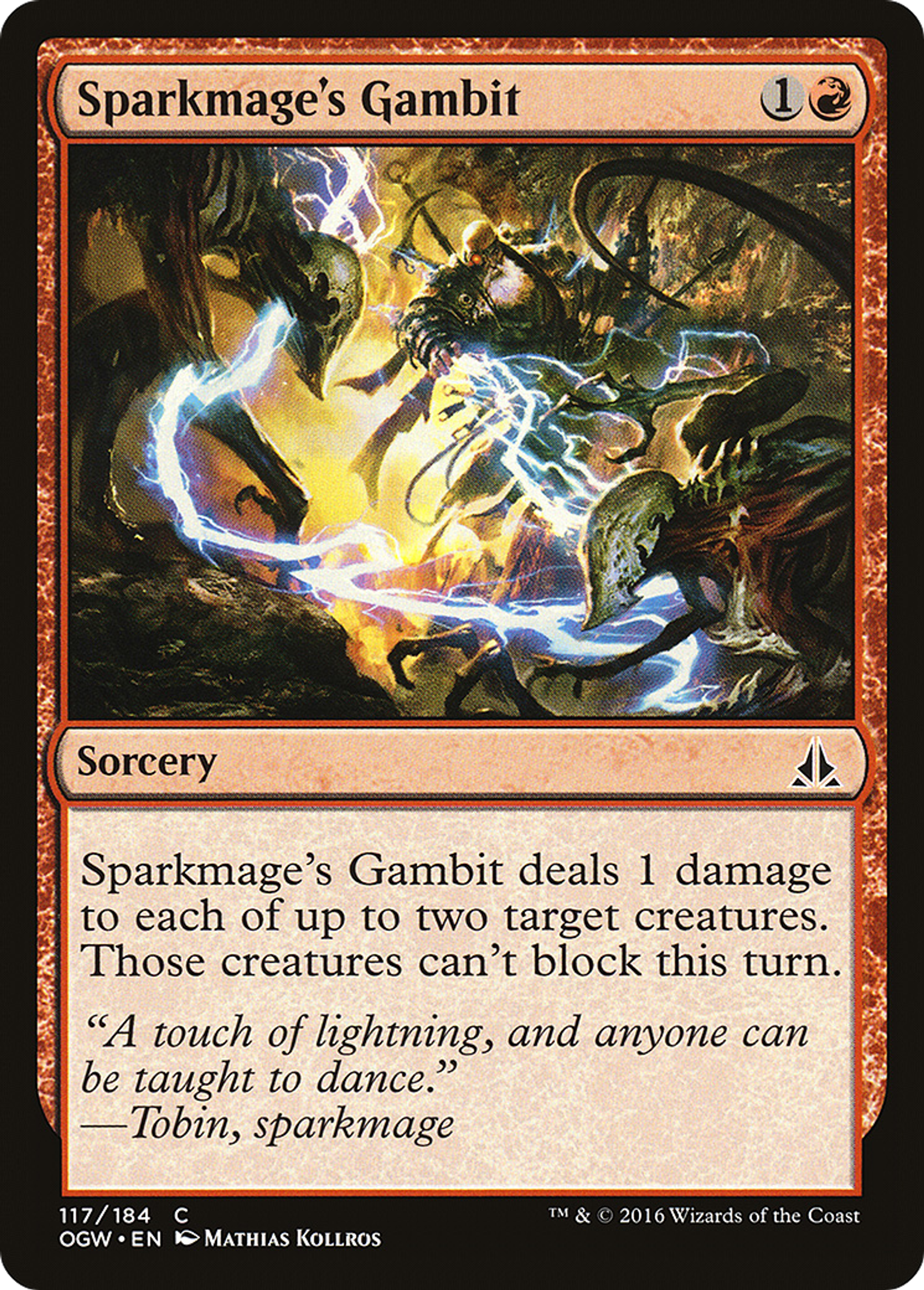 Pari de l'étincemage — Oath of the Gatewatch — Magic: The Gathering