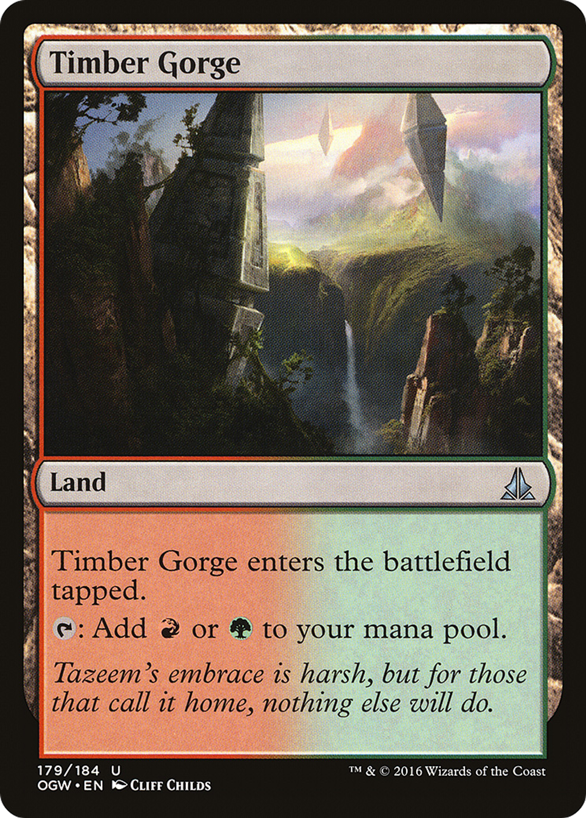 Gorge du massif — Oath of the Gatewatch — Magic: The Gathering