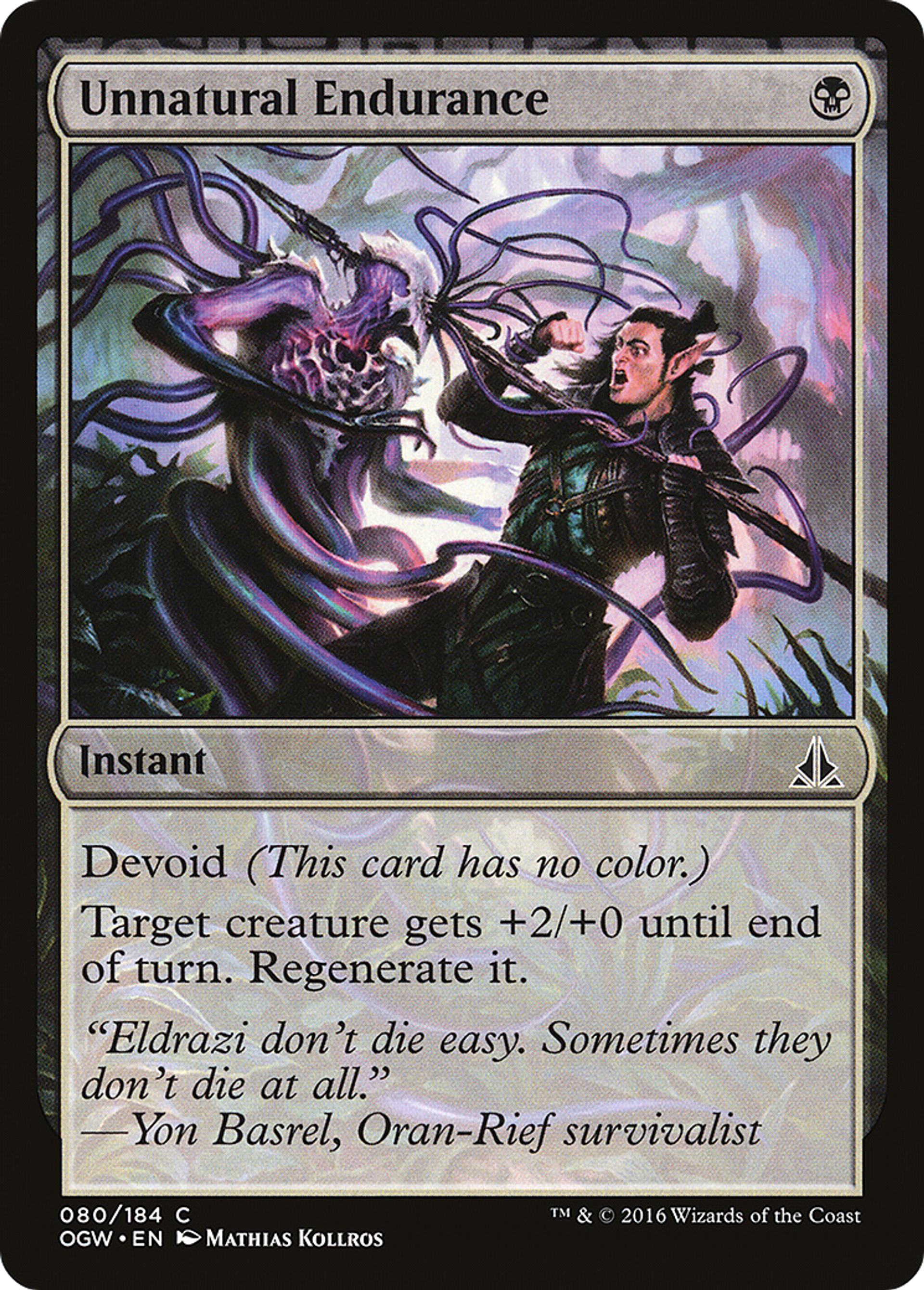 Unnatural Endurance — Oath of the Gatewatch — Magic: The Gathering