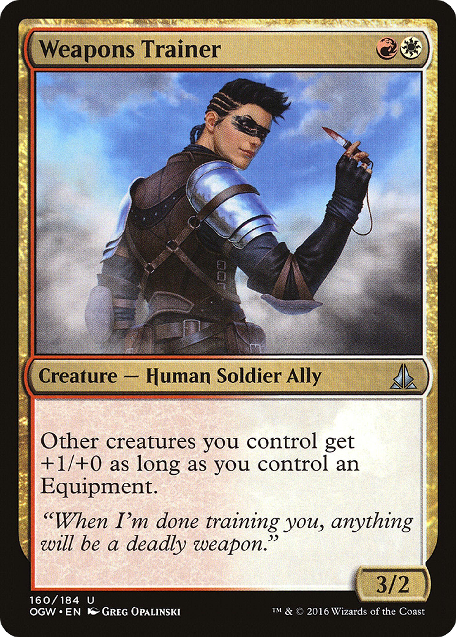 Weapons Trainer — Oath of the Gatewatch — Magic: The Gathering