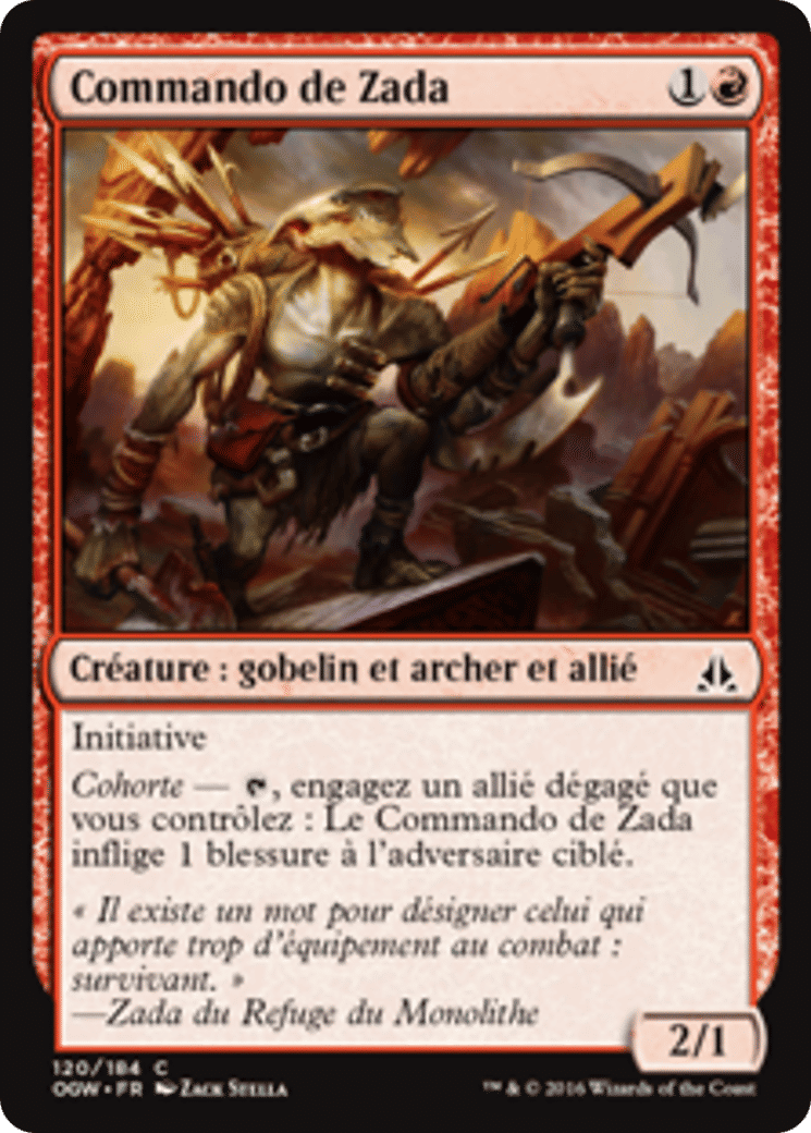 Commando de Zada — Oath of the Gatewatch — Magic: The Gathering