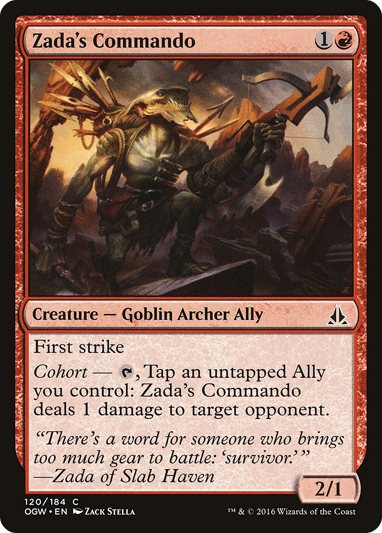Zada's Commando — Oath of the Gatewatch — Magic: The Gathering