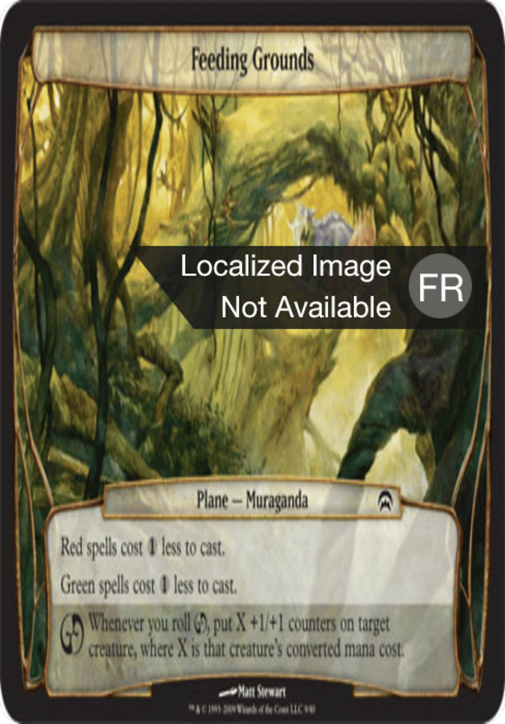 Terrain de chasse — Planechase Planes — Magic: The Gathering