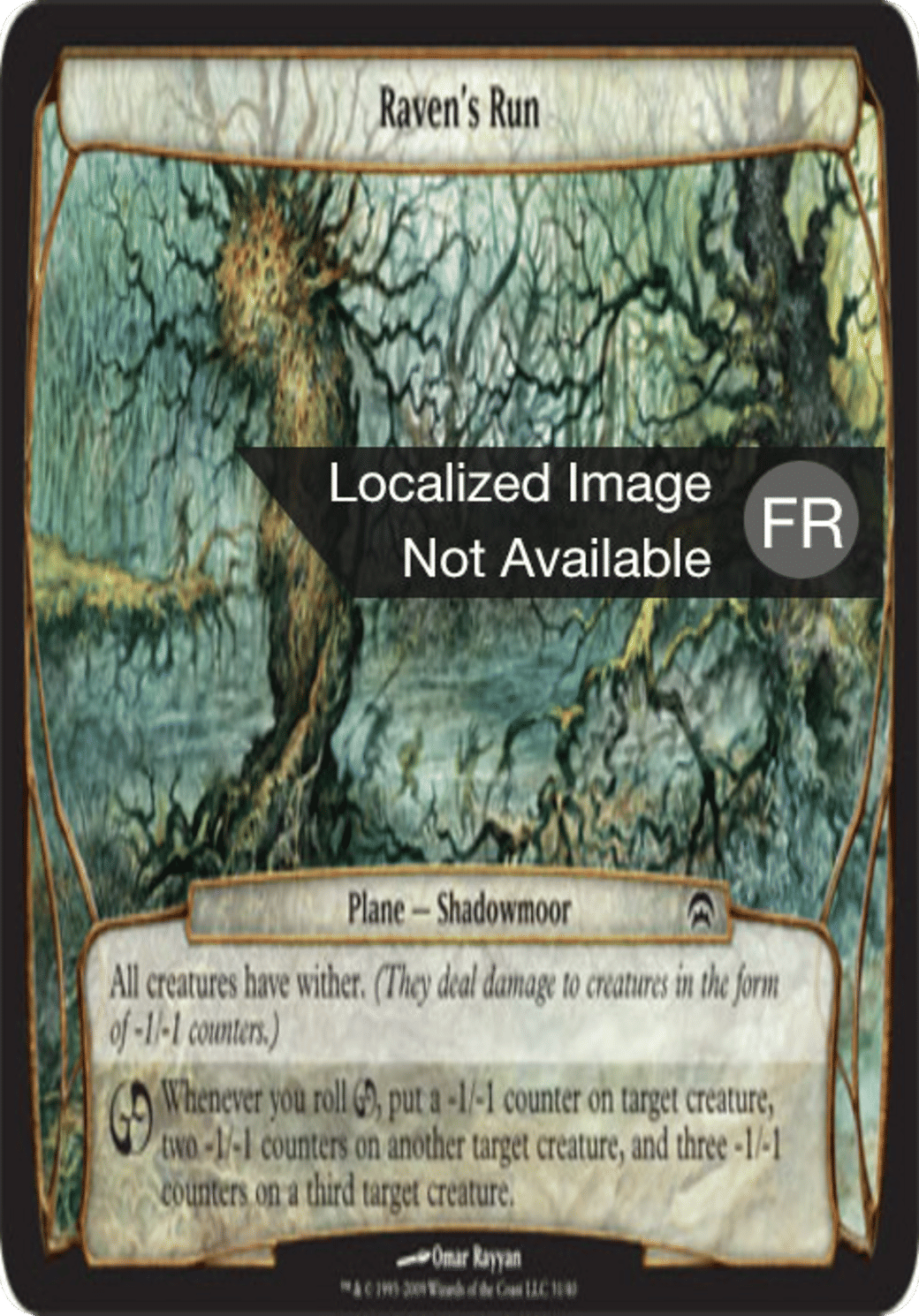 Garenne du Corbeau — Planechase Planes — Magic: The Gathering