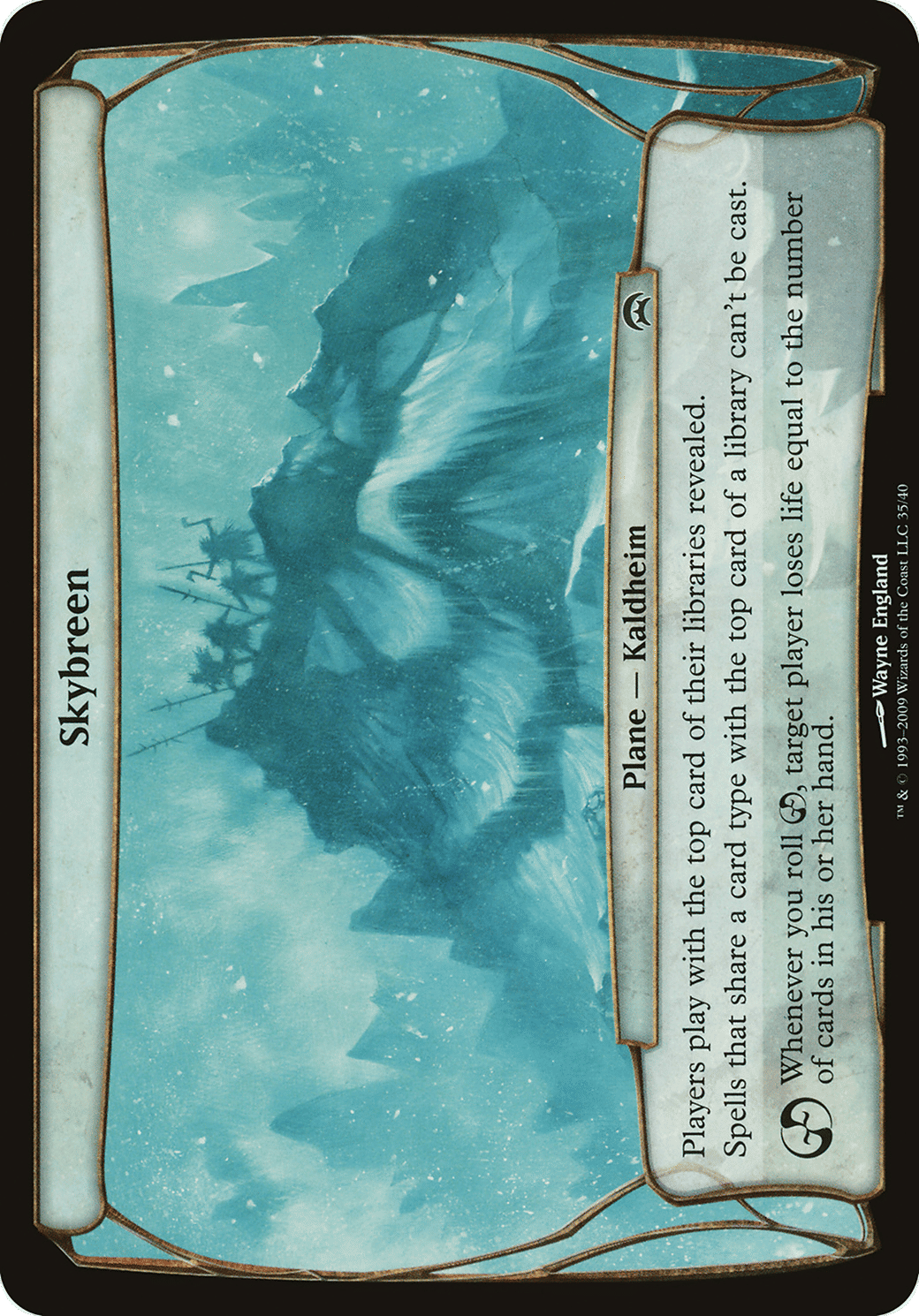 Skybreen — Planechase Planes — Magic: The Gathering