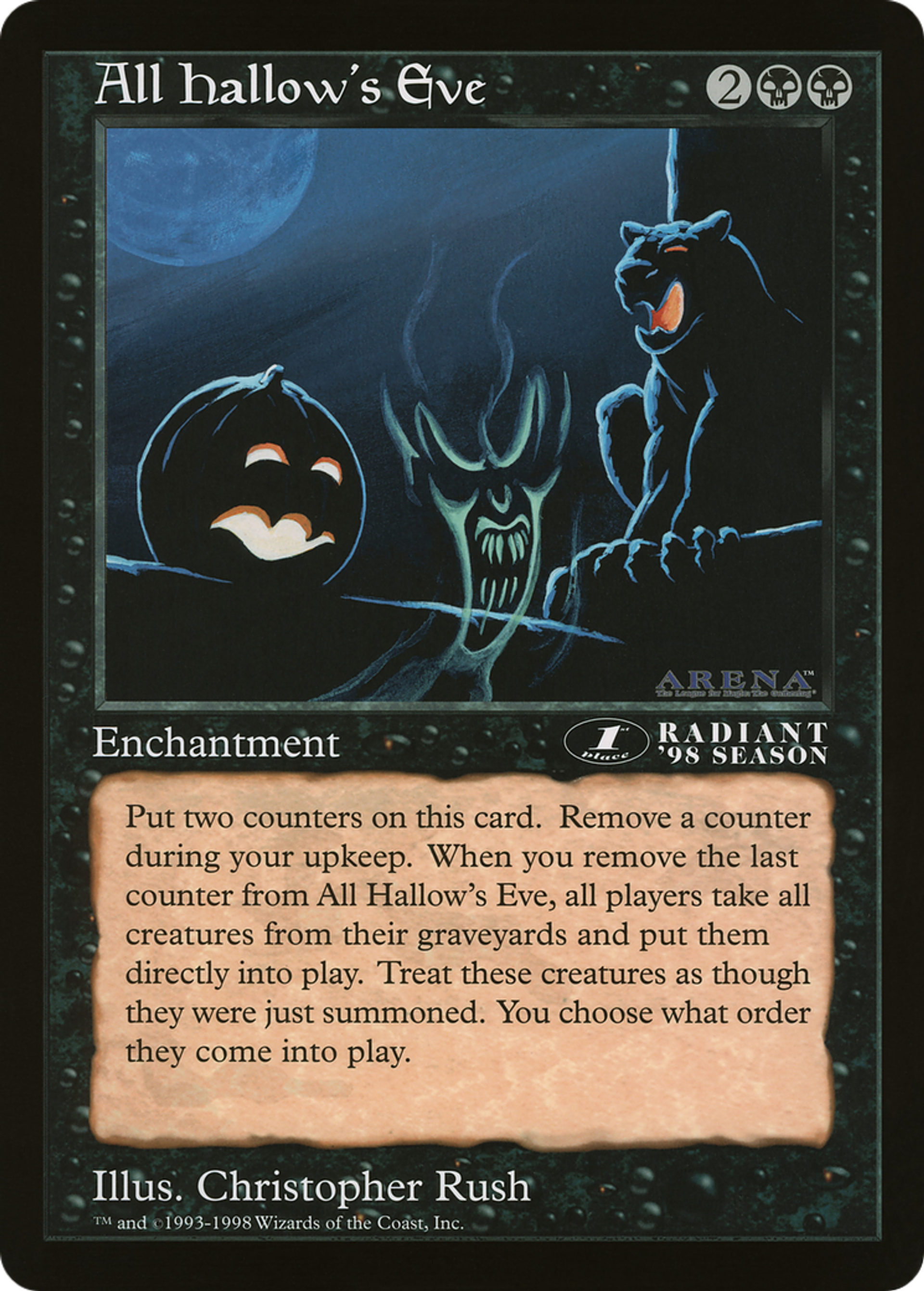 All Hallow's Eve — Oversized League Prizes — Magic: The Gathering