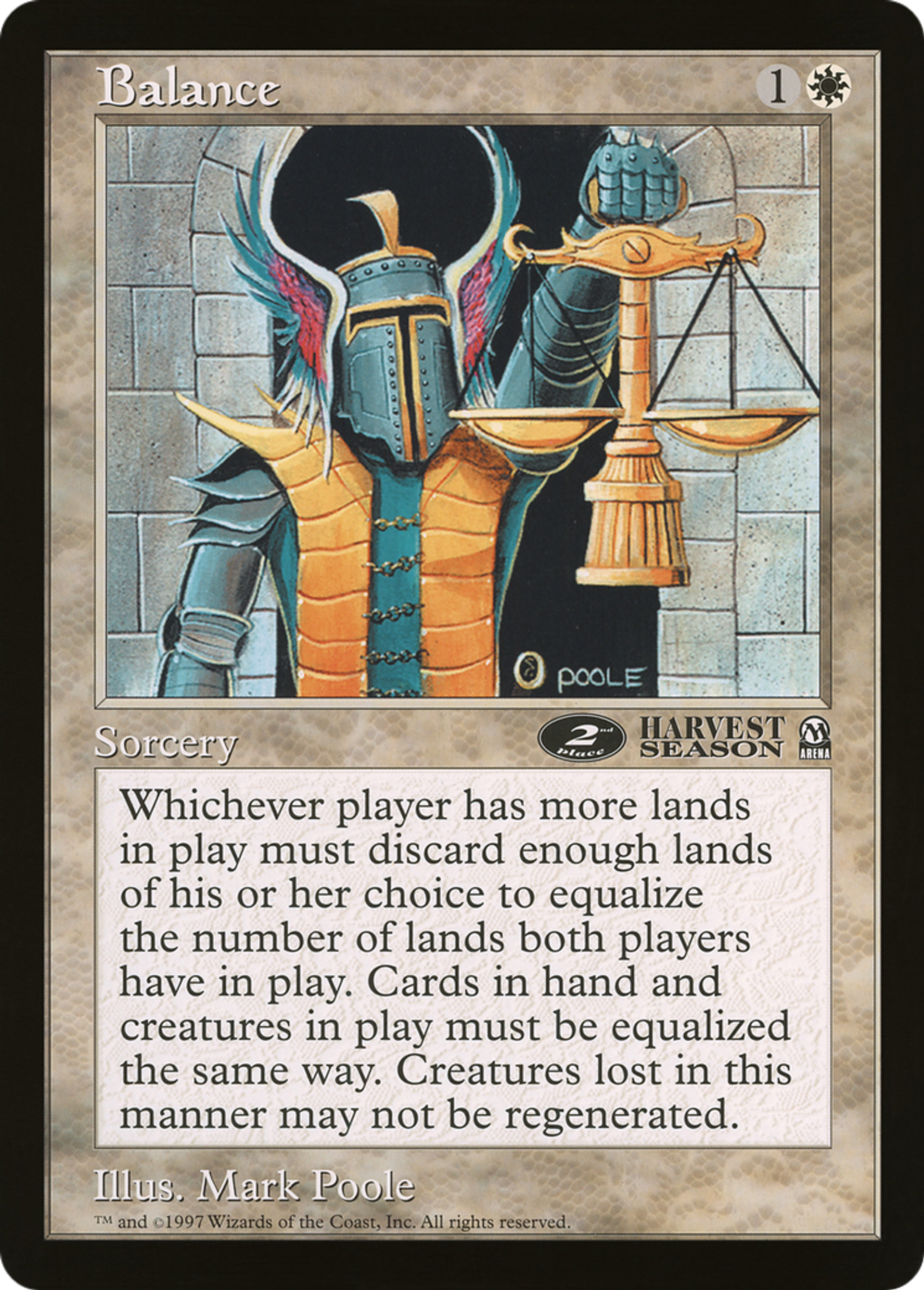 Balance — Oversized League Prizes — Magic: The Gathering