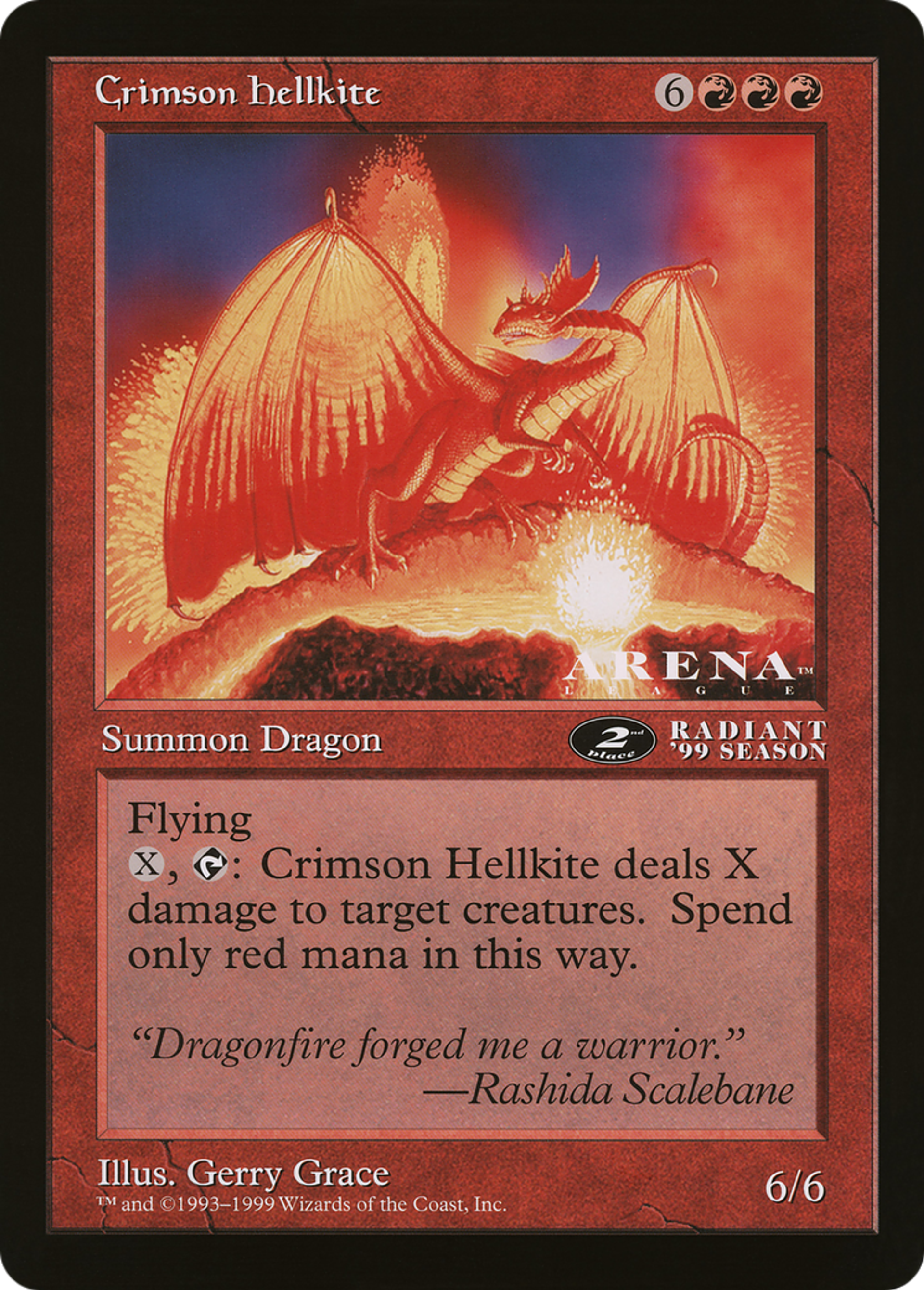 Escouflenfer pourpre — Oversized League Prizes — Magic: The Gathering
