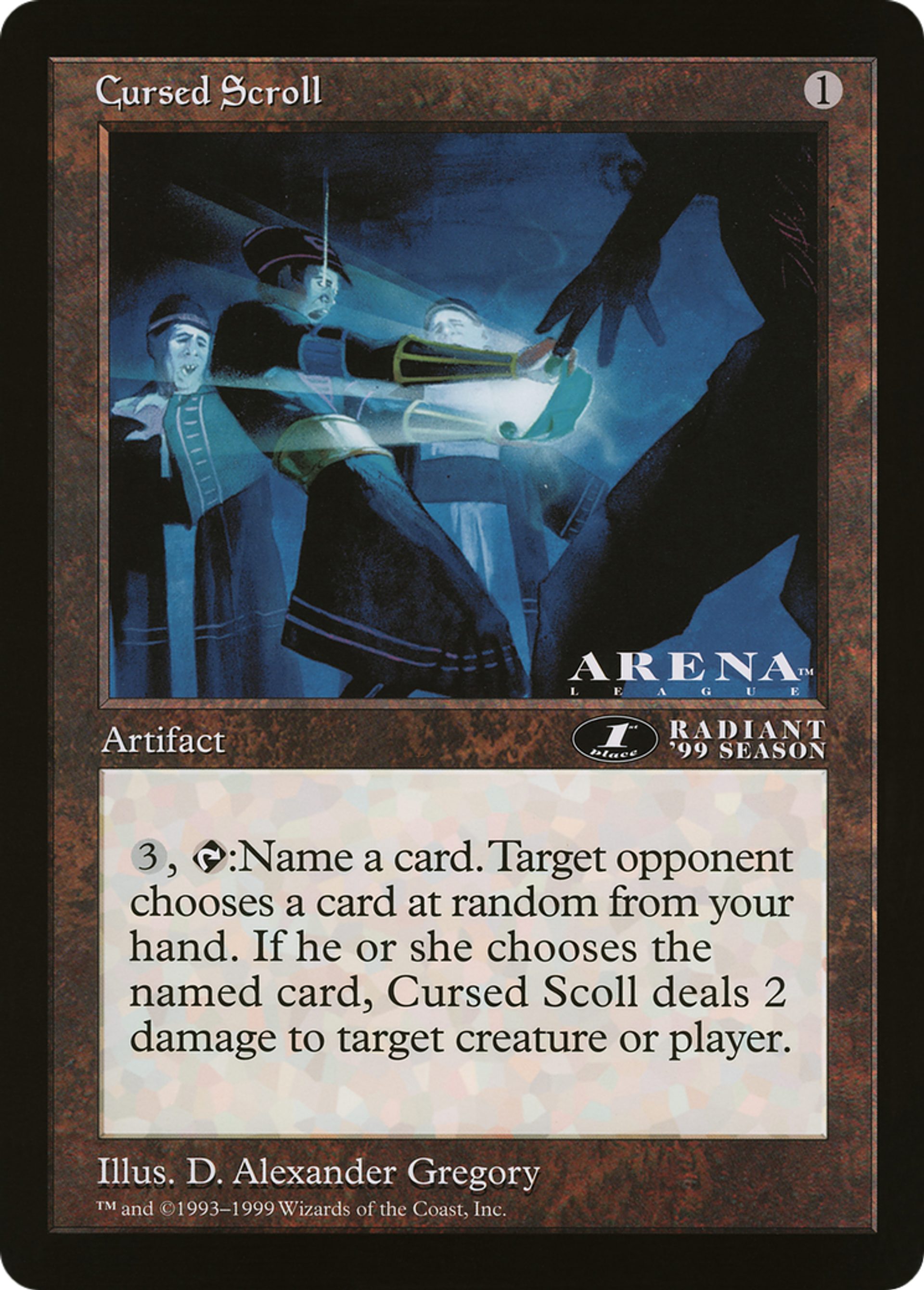 Parchemin maudit — Oversized League Prizes — Magic: The Gathering
