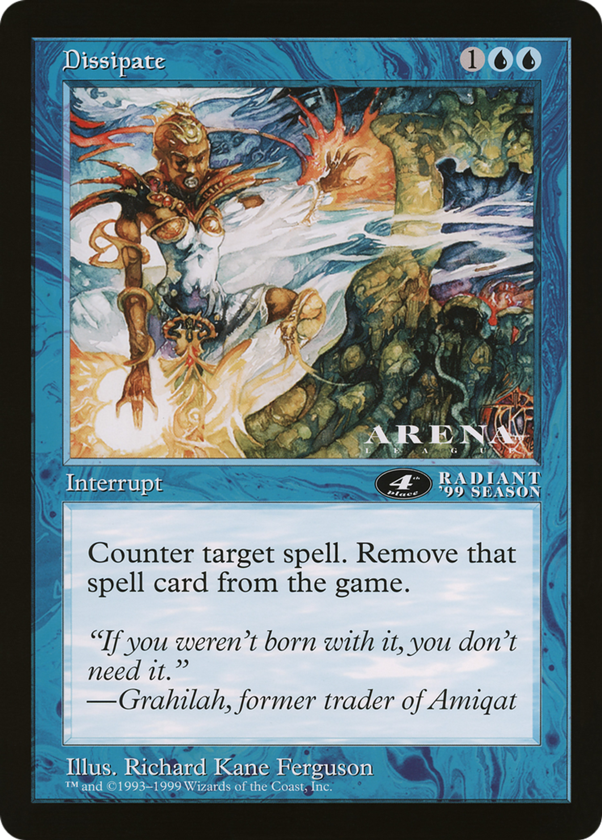 Dissipation — Oversized League Prizes — Magic: The Gathering