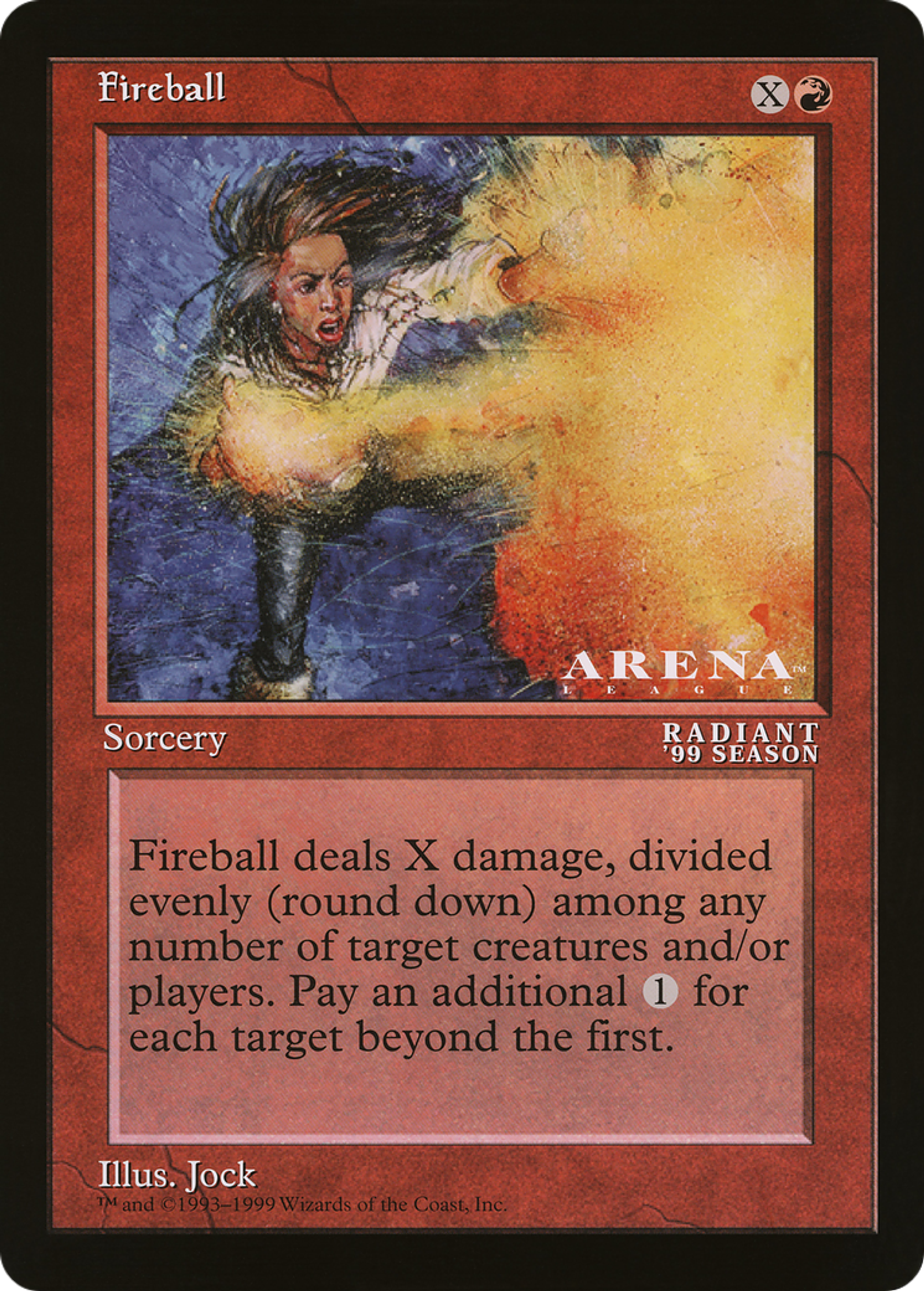 Boule de feu — Oversized League Prizes — Magic: The Gathering