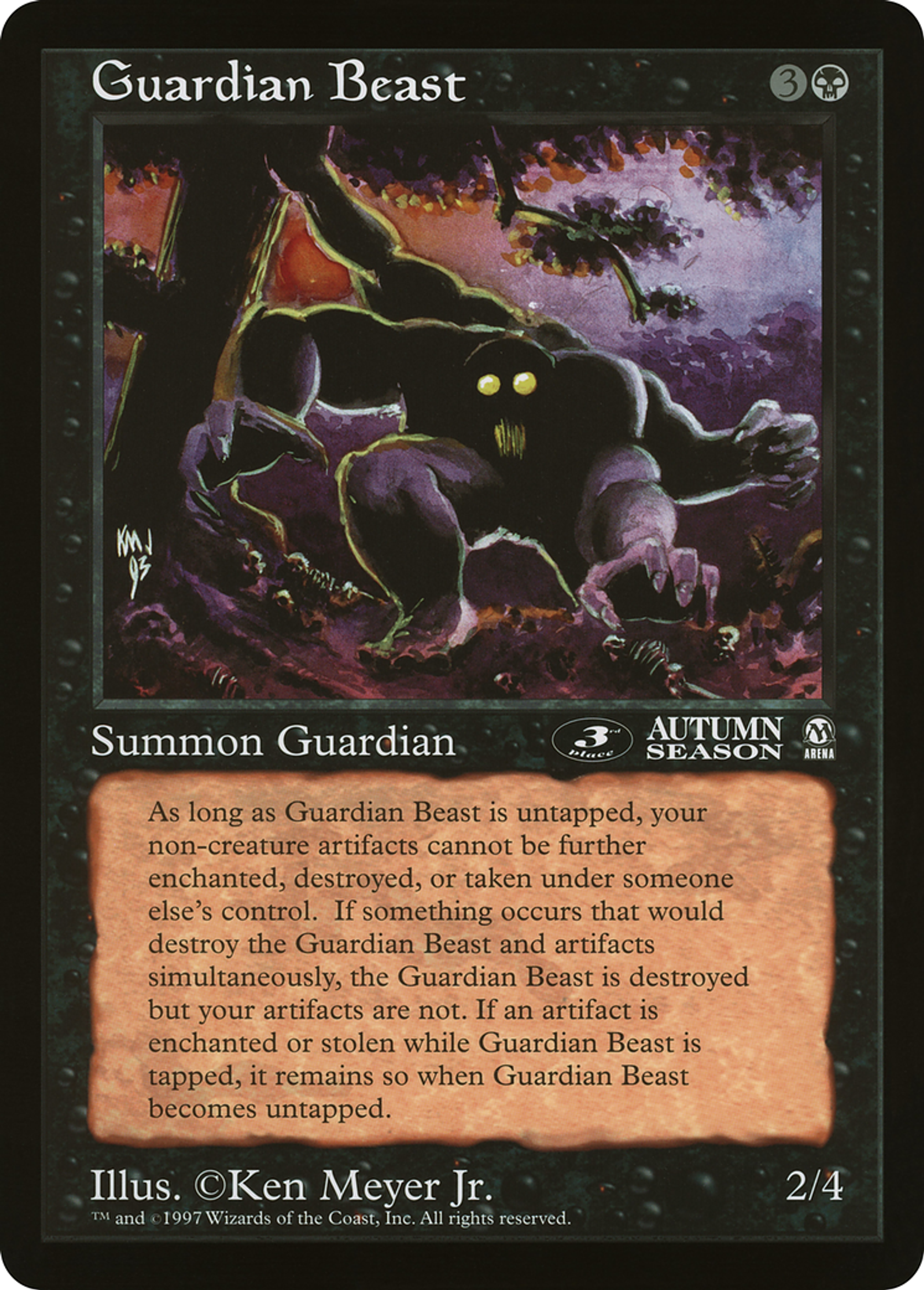 Guardian Beast — Oversized League Prizes — Magic: The Gathering