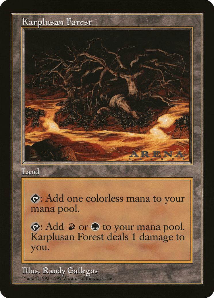 Karplusan Forest — Oversized League Prizes — Magic: The Gathering