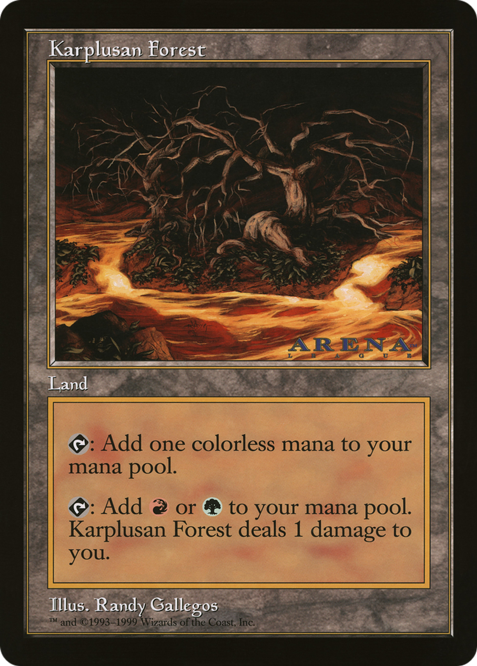 Forêt de Karpluse — Oversized League Prizes — Magic: The Gathering